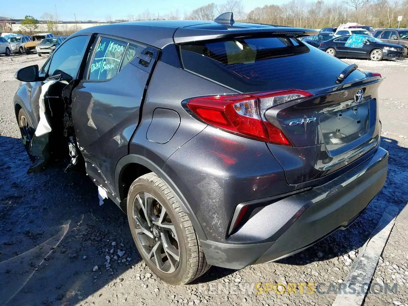 3 Photograph of a damaged car JTNKHMBX8K1058952 TOYOTA C-HR 2019