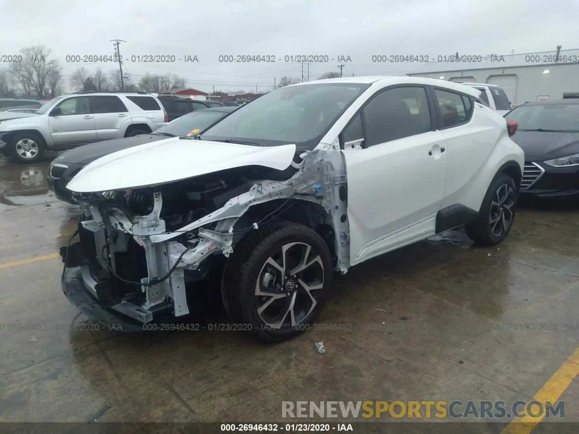 2 Photograph of a damaged car JTNKHMBX8K1059275 TOYOTA C-HR 2019