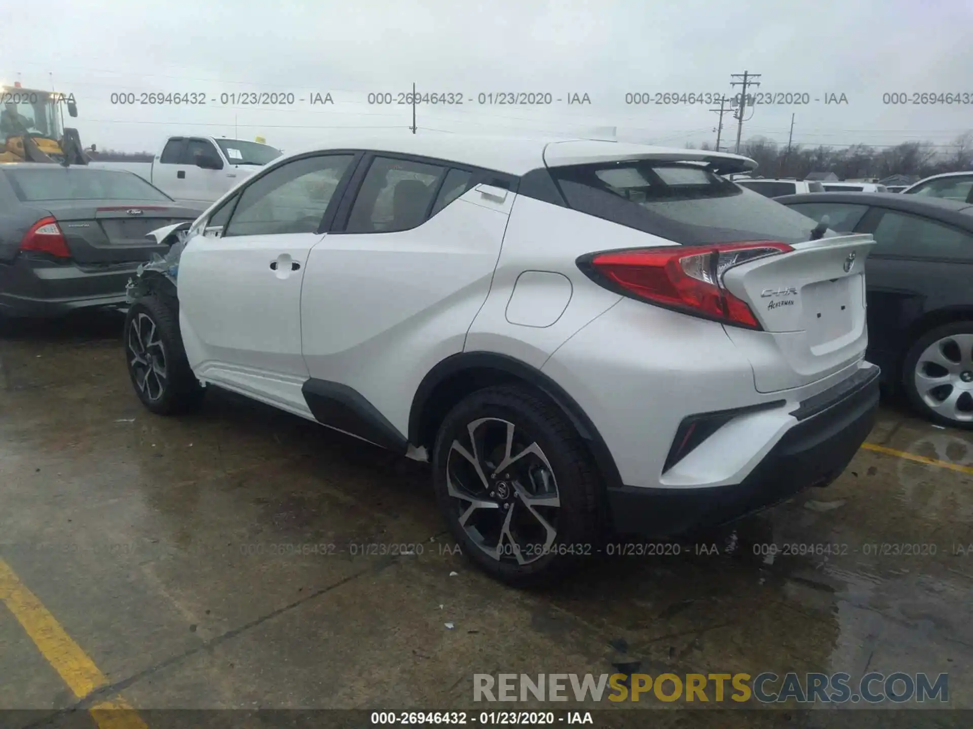 3 Photograph of a damaged car JTNKHMBX8K1059275 TOYOTA C-HR 2019