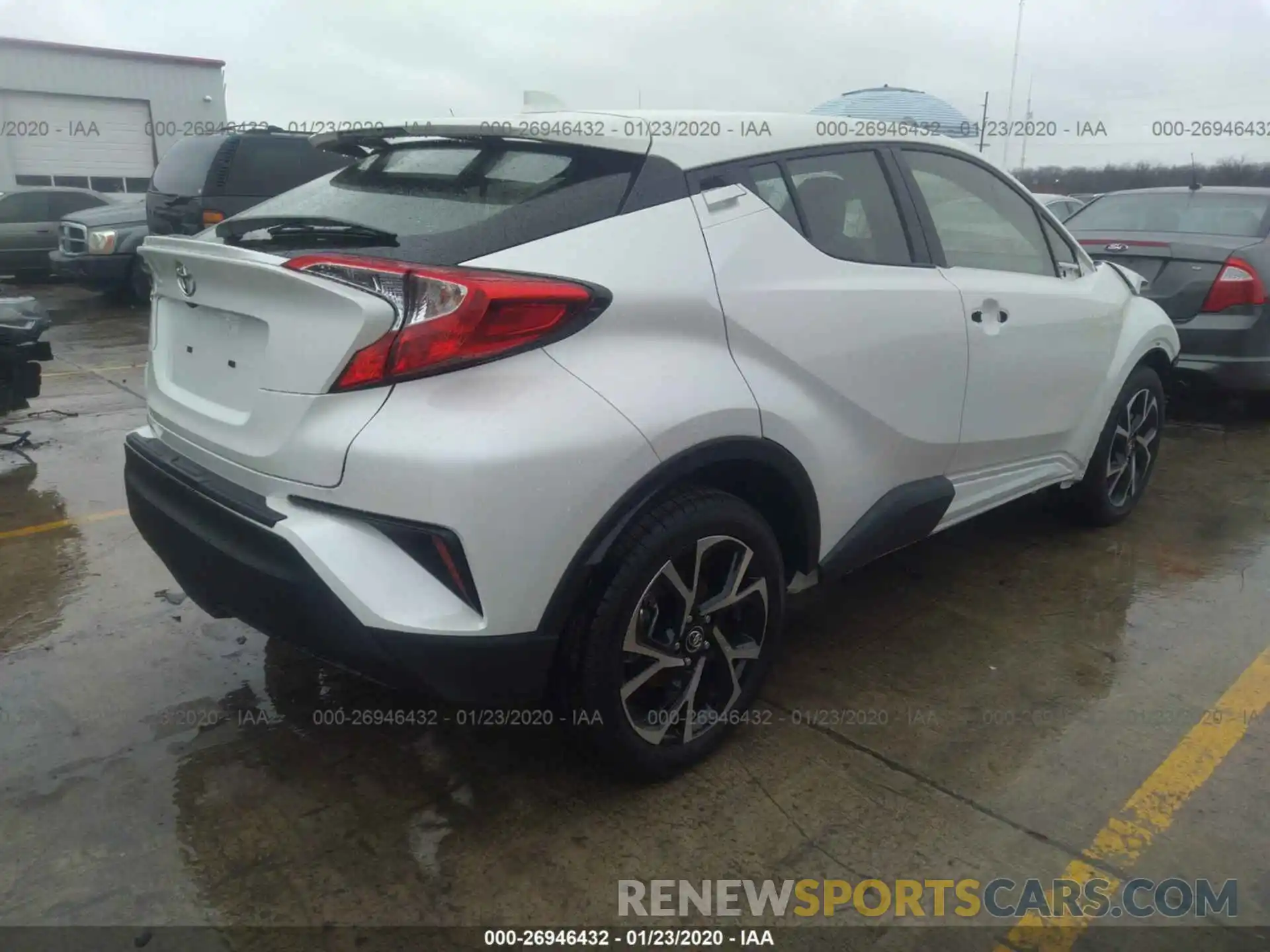 4 Photograph of a damaged car JTNKHMBX8K1059275 TOYOTA C-HR 2019