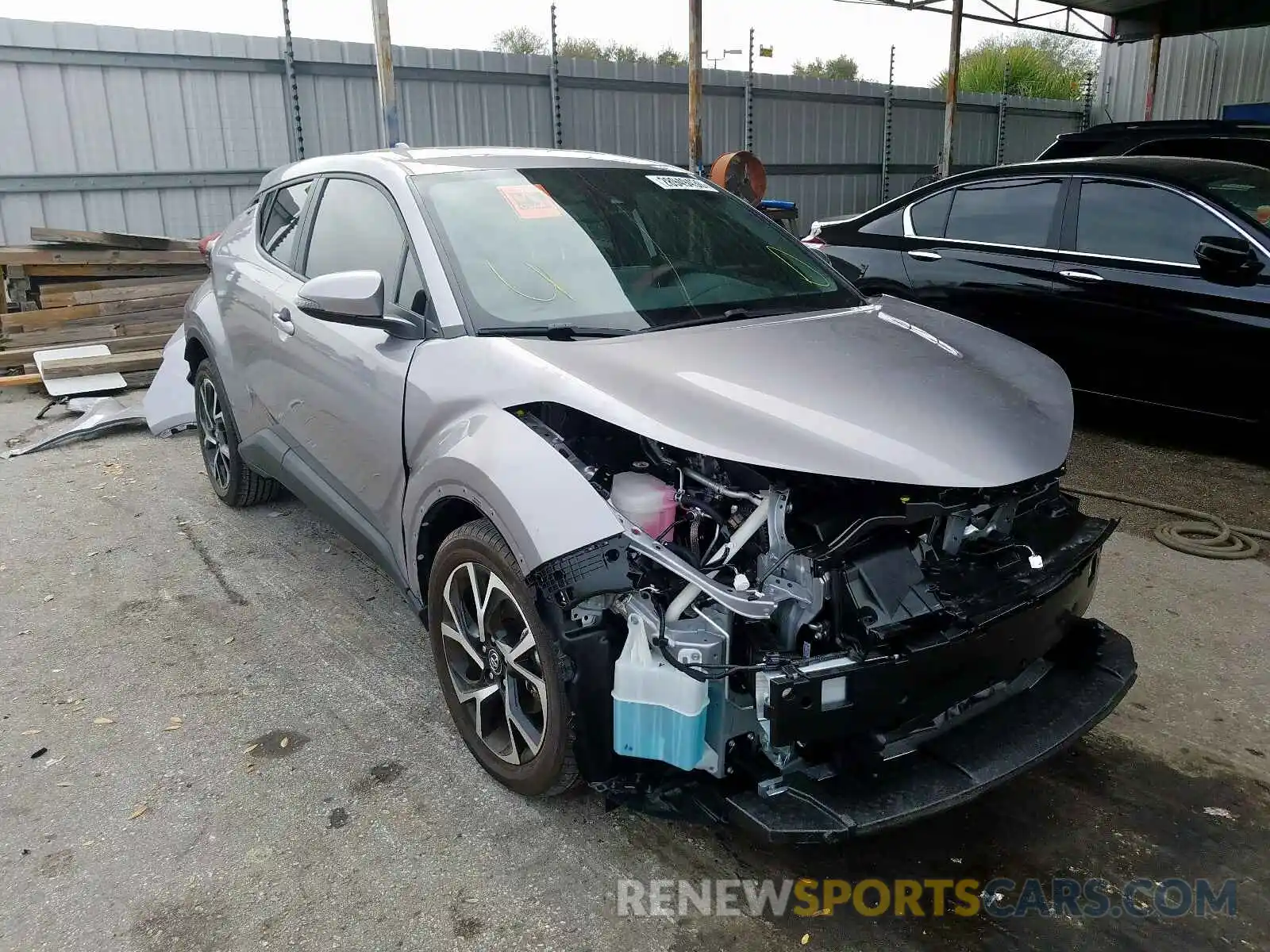 1 Photograph of a damaged car JTNKHMBX8K1061348 TOYOTA C-HR 2019