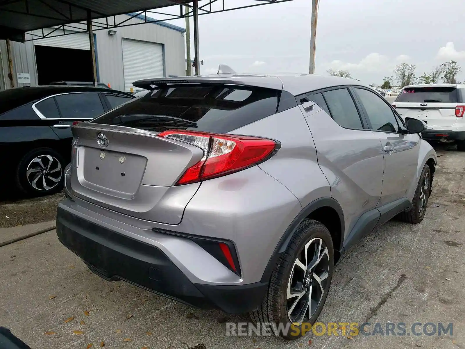 4 Photograph of a damaged car JTNKHMBX8K1061348 TOYOTA C-HR 2019