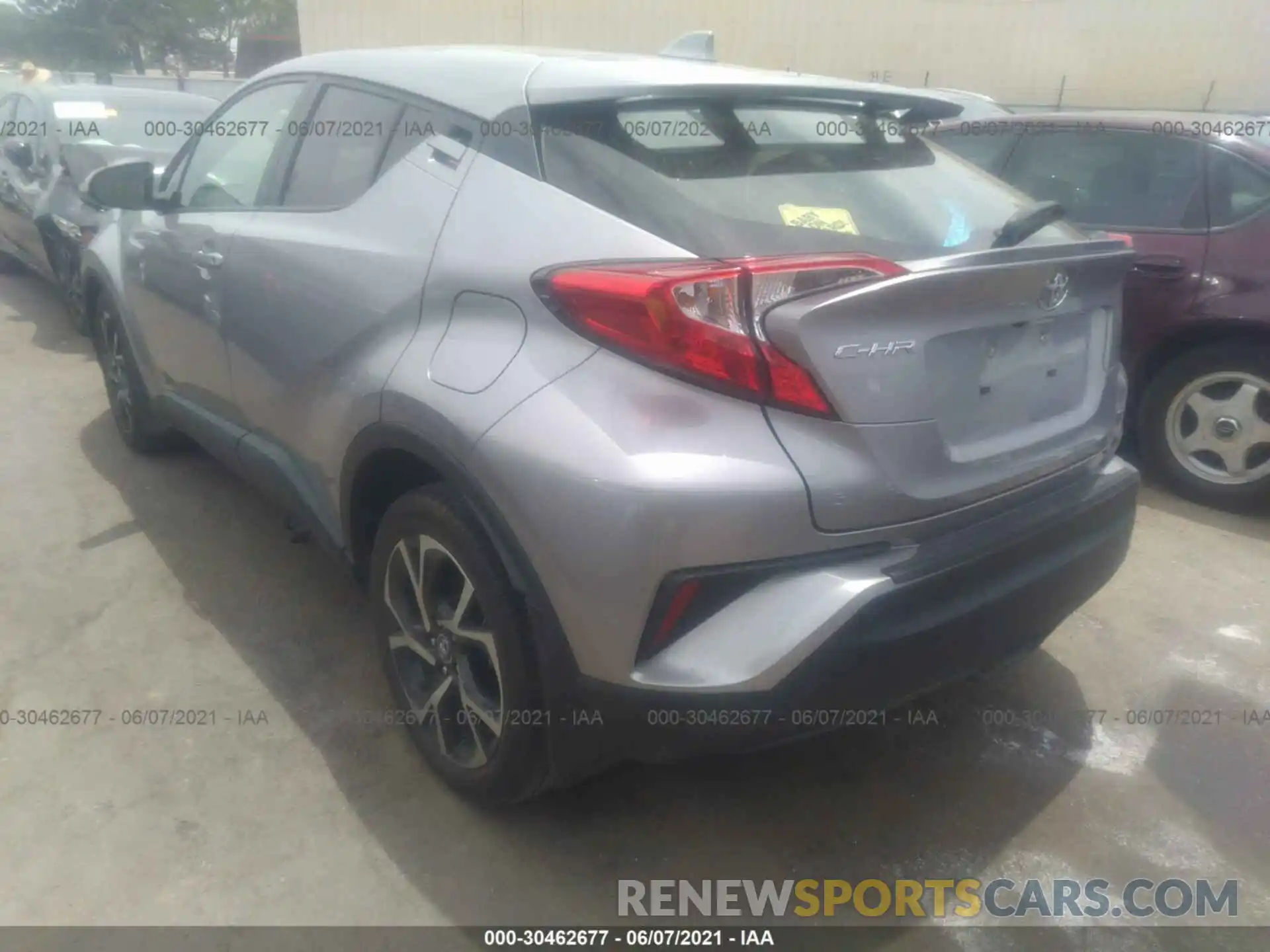 3 Photograph of a damaged car JTNKHMBX8K1062385 TOYOTA C-HR 2019