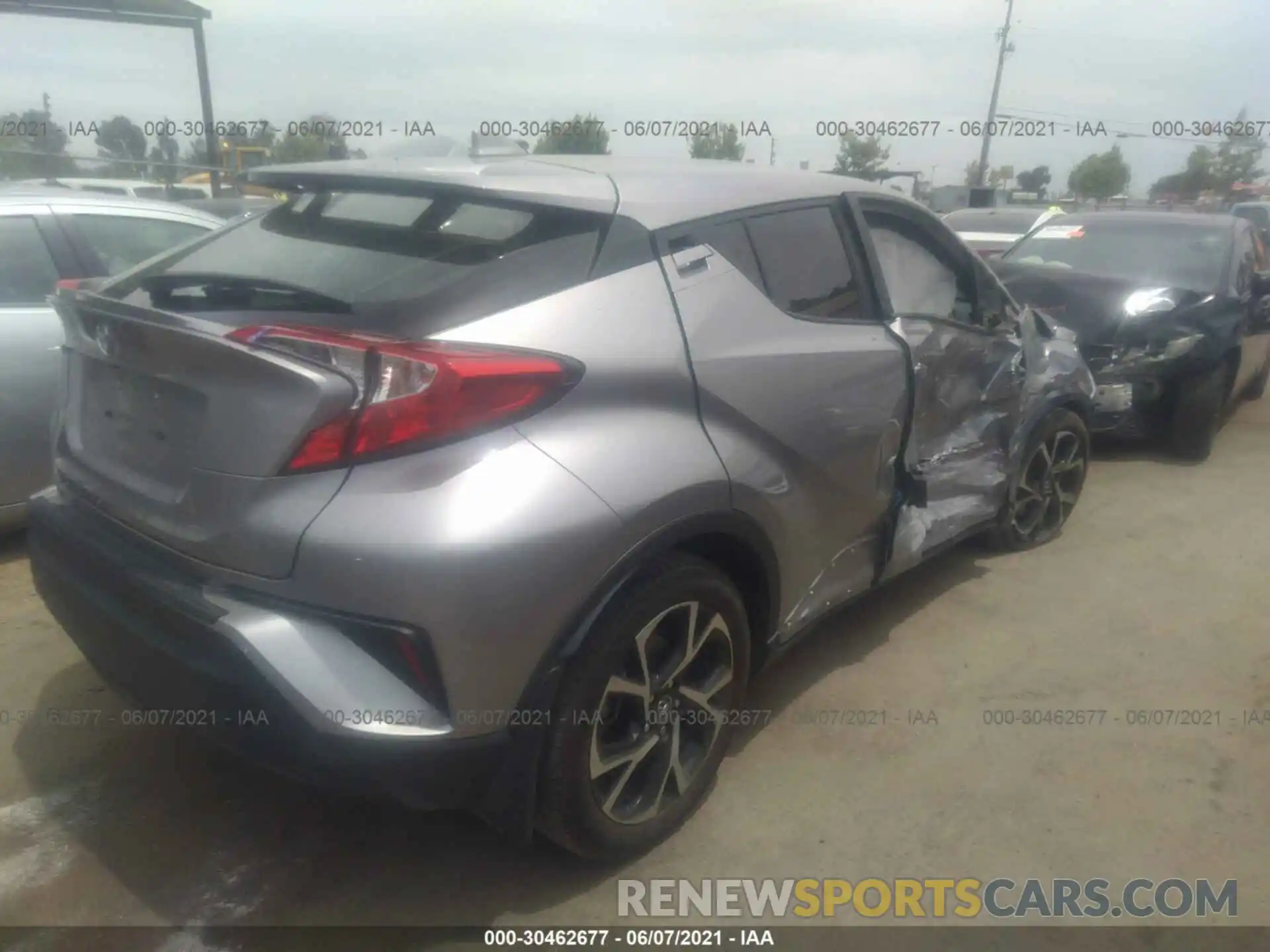 4 Photograph of a damaged car JTNKHMBX8K1062385 TOYOTA C-HR 2019