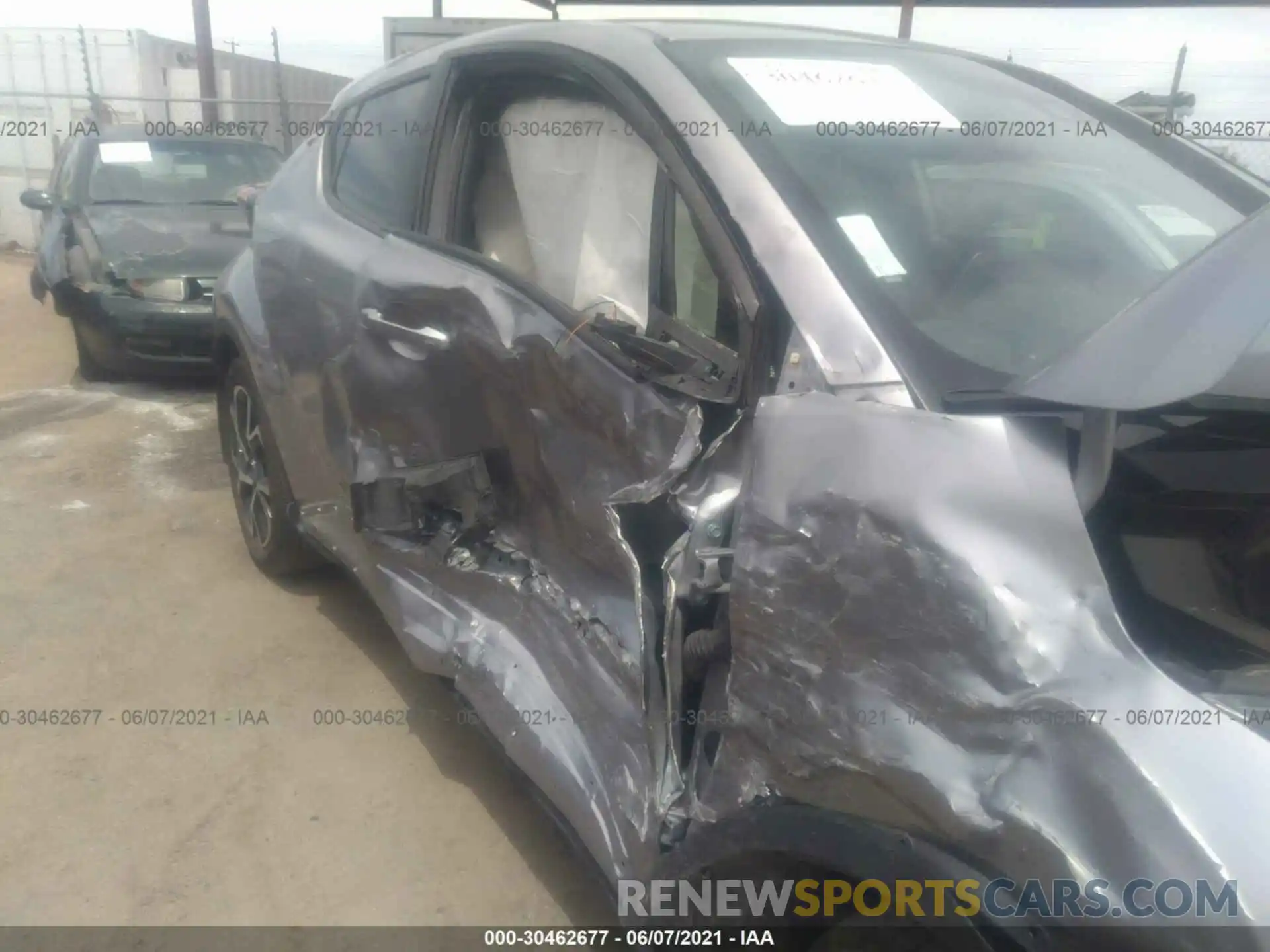 6 Photograph of a damaged car JTNKHMBX8K1062385 TOYOTA C-HR 2019