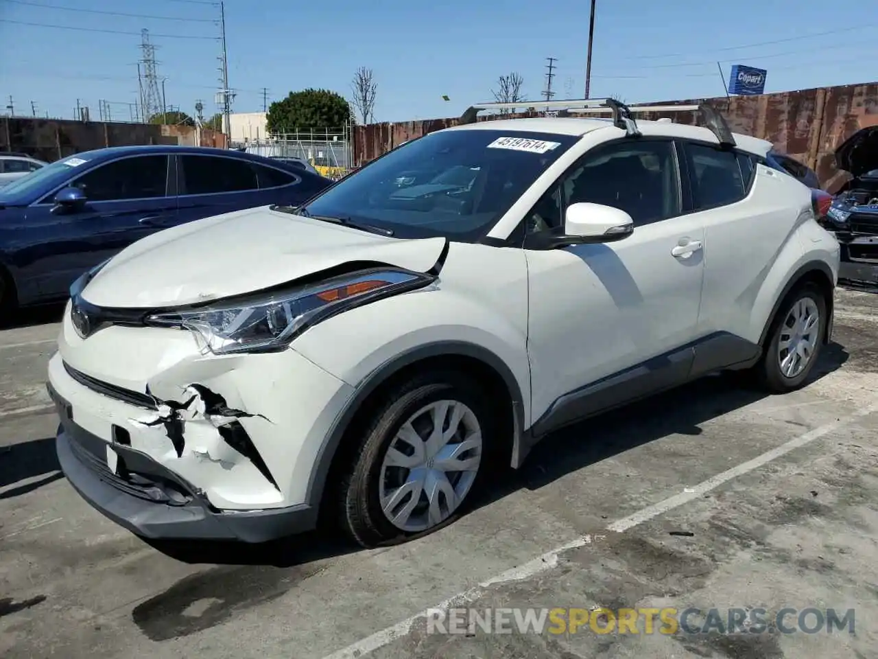 1 Photograph of a damaged car JTNKHMBX8K1062466 TOYOTA C-HR 2019