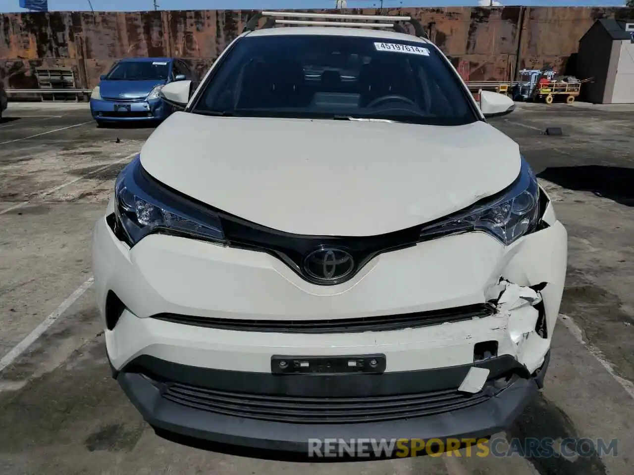 5 Photograph of a damaged car JTNKHMBX8K1062466 TOYOTA C-HR 2019