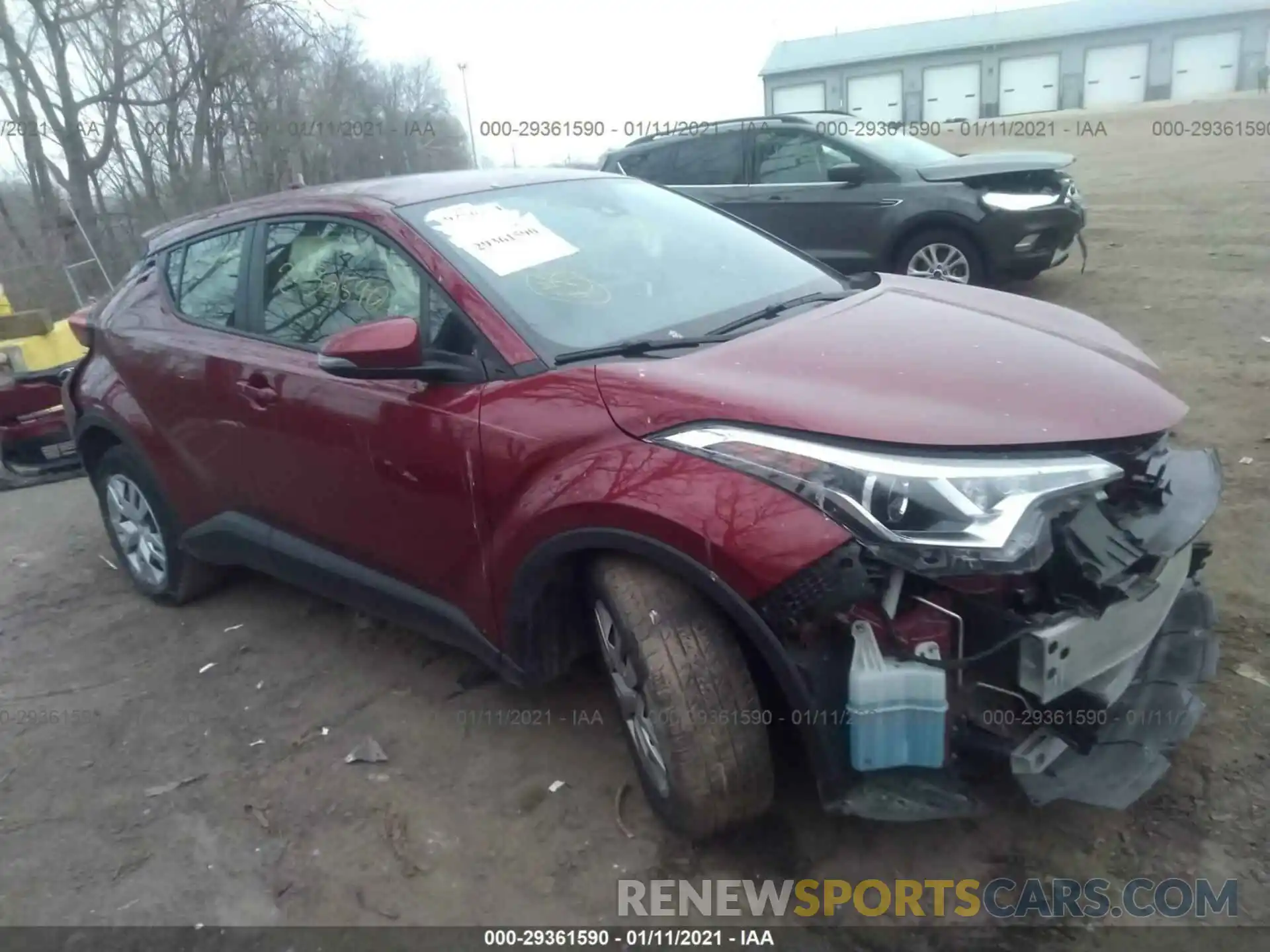 1 Photograph of a damaged car JTNKHMBX9K1012109 TOYOTA C-HR 2019