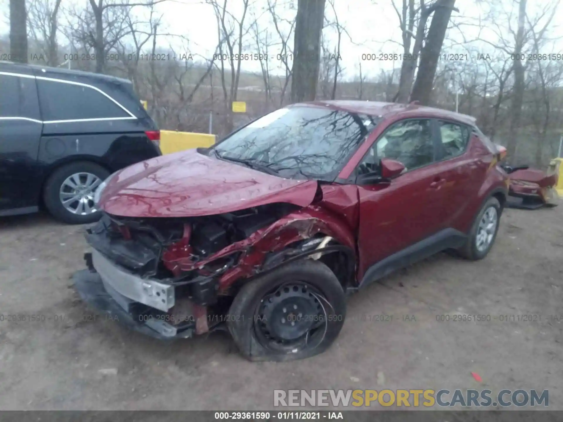 2 Photograph of a damaged car JTNKHMBX9K1012109 TOYOTA C-HR 2019