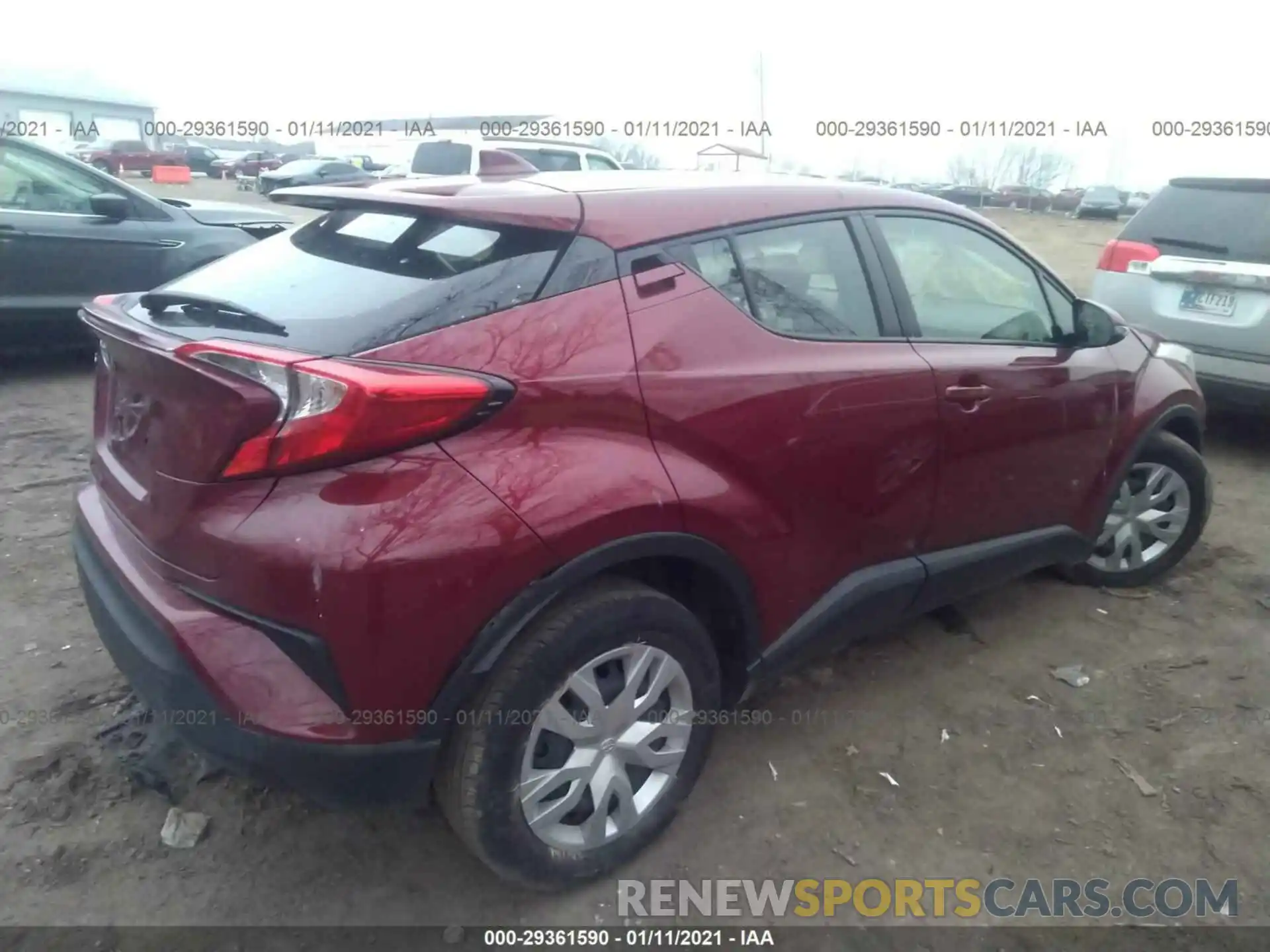 4 Photograph of a damaged car JTNKHMBX9K1012109 TOYOTA C-HR 2019