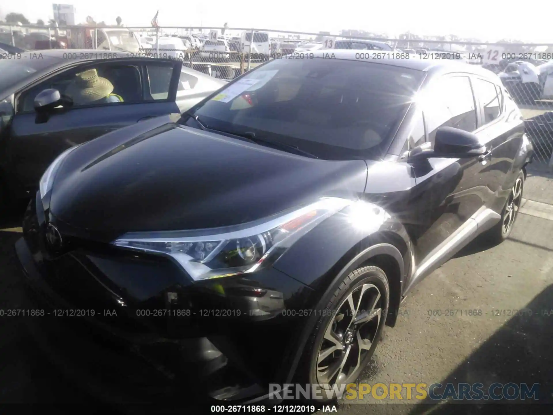 2 Photograph of a damaged car JTNKHMBX9K1013597 TOYOTA C-HR 2019