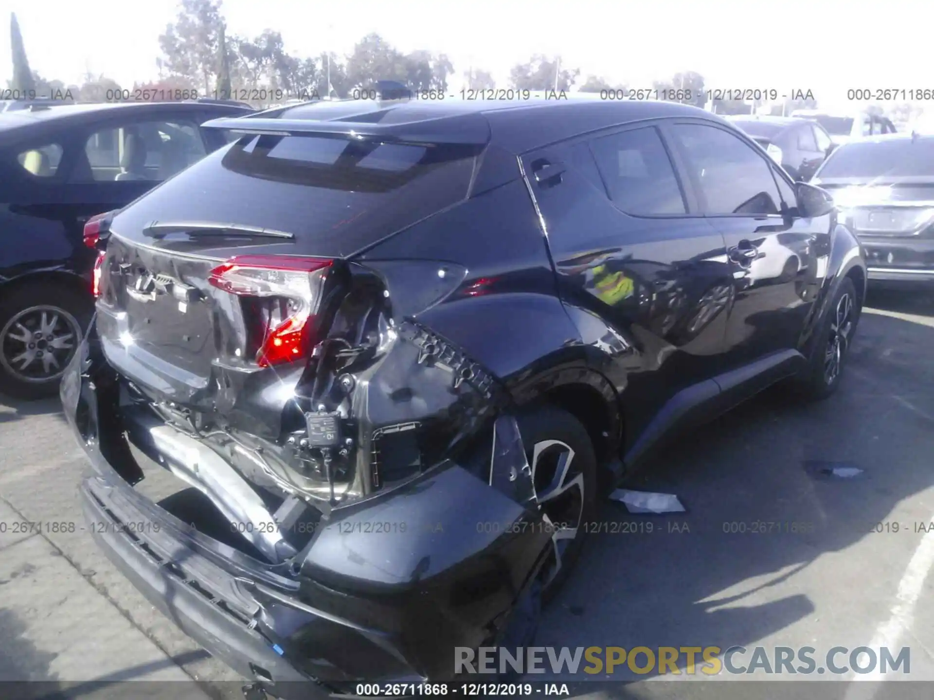 4 Photograph of a damaged car JTNKHMBX9K1013597 TOYOTA C-HR 2019