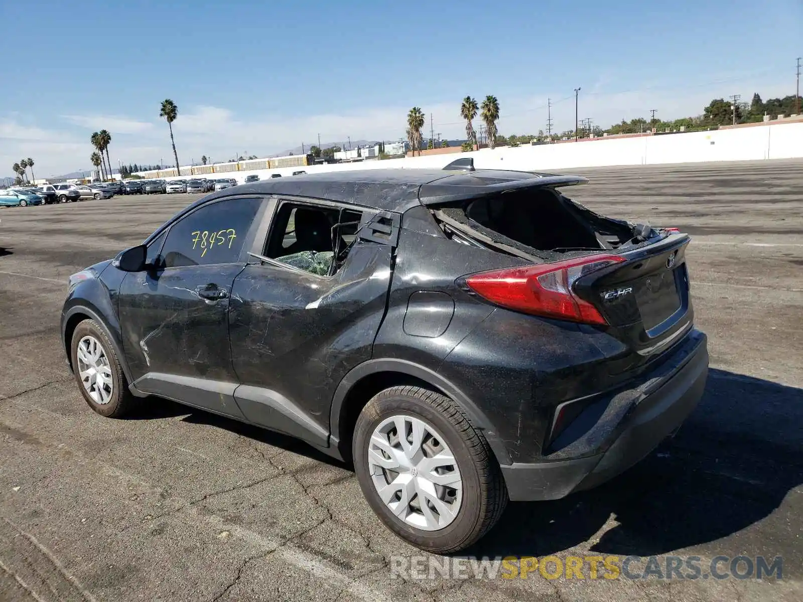 3 Photograph of a damaged car JTNKHMBX9K1014538 TOYOTA C-HR 2019