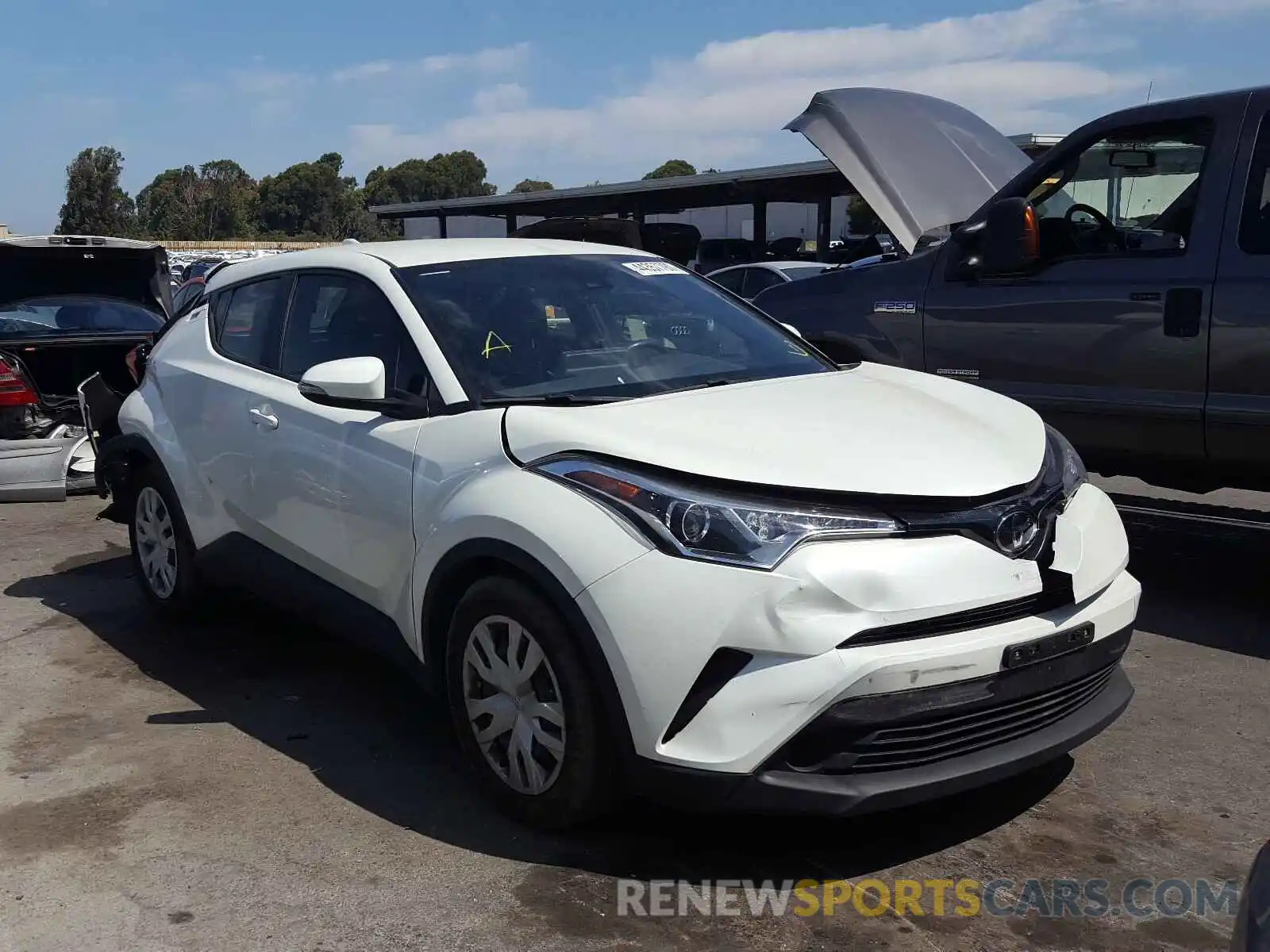 1 Photograph of a damaged car JTNKHMBX9K1015656 TOYOTA C-HR 2019