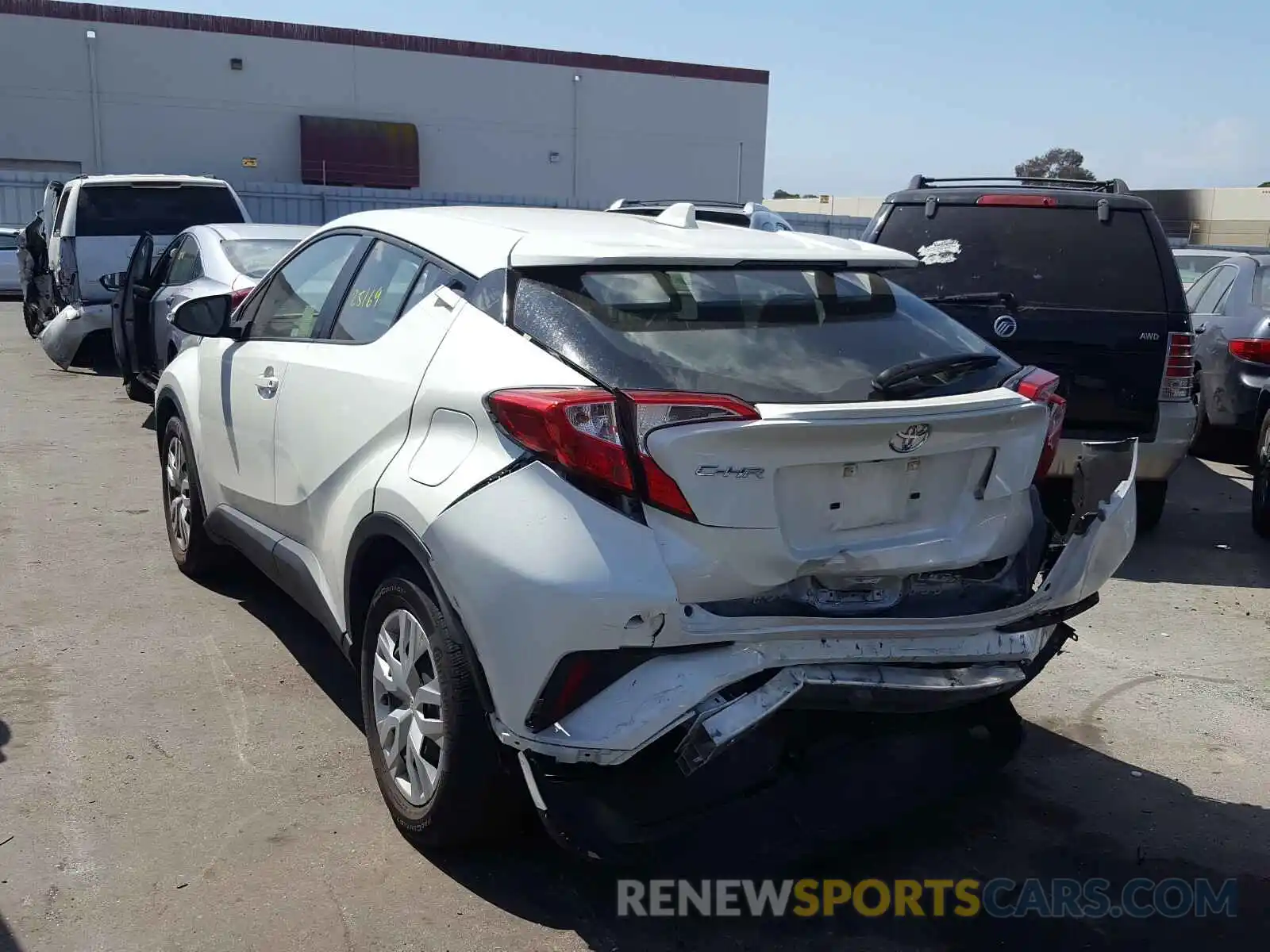 3 Photograph of a damaged car JTNKHMBX9K1015656 TOYOTA C-HR 2019