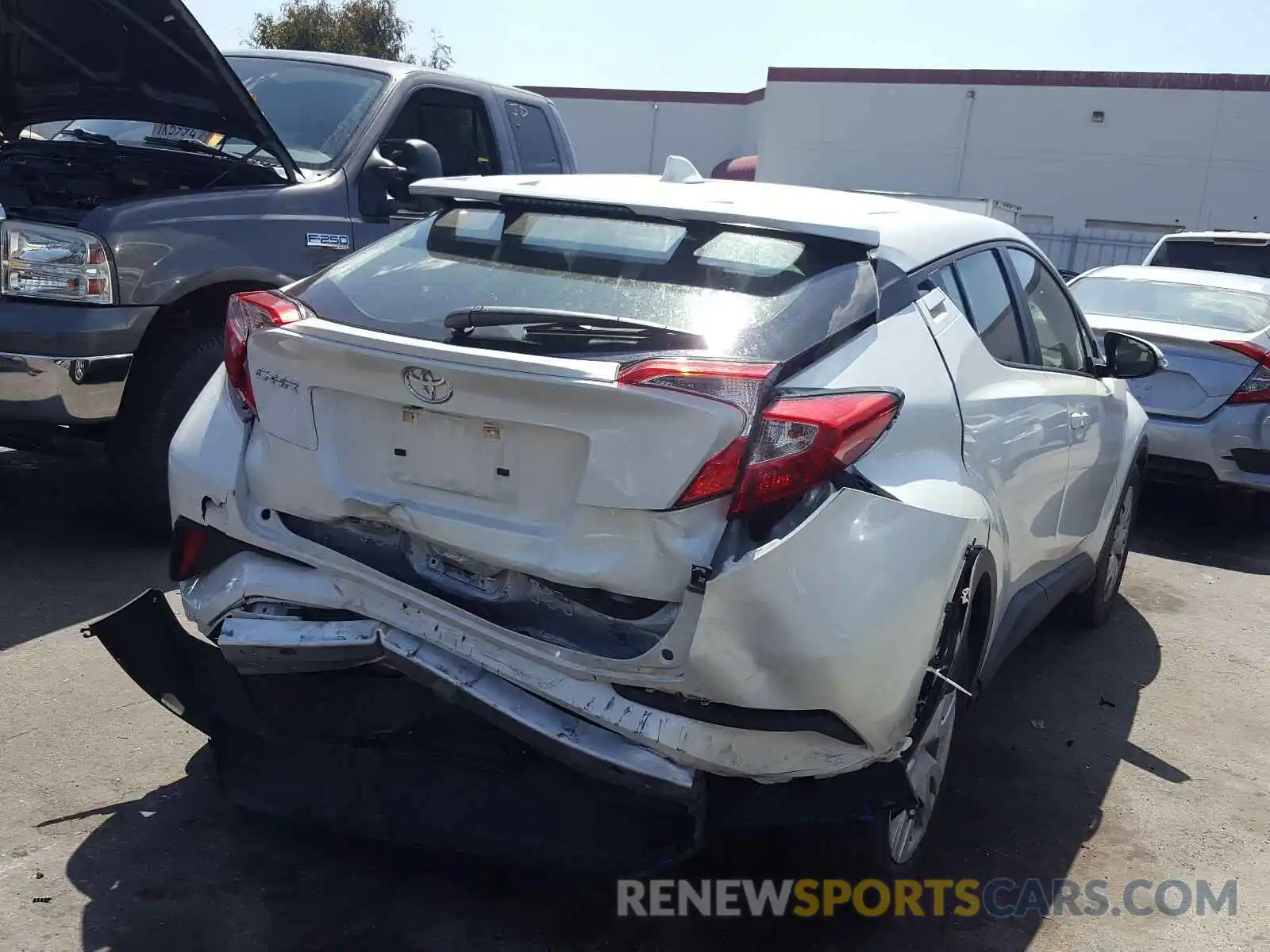 4 Photograph of a damaged car JTNKHMBX9K1015656 TOYOTA C-HR 2019