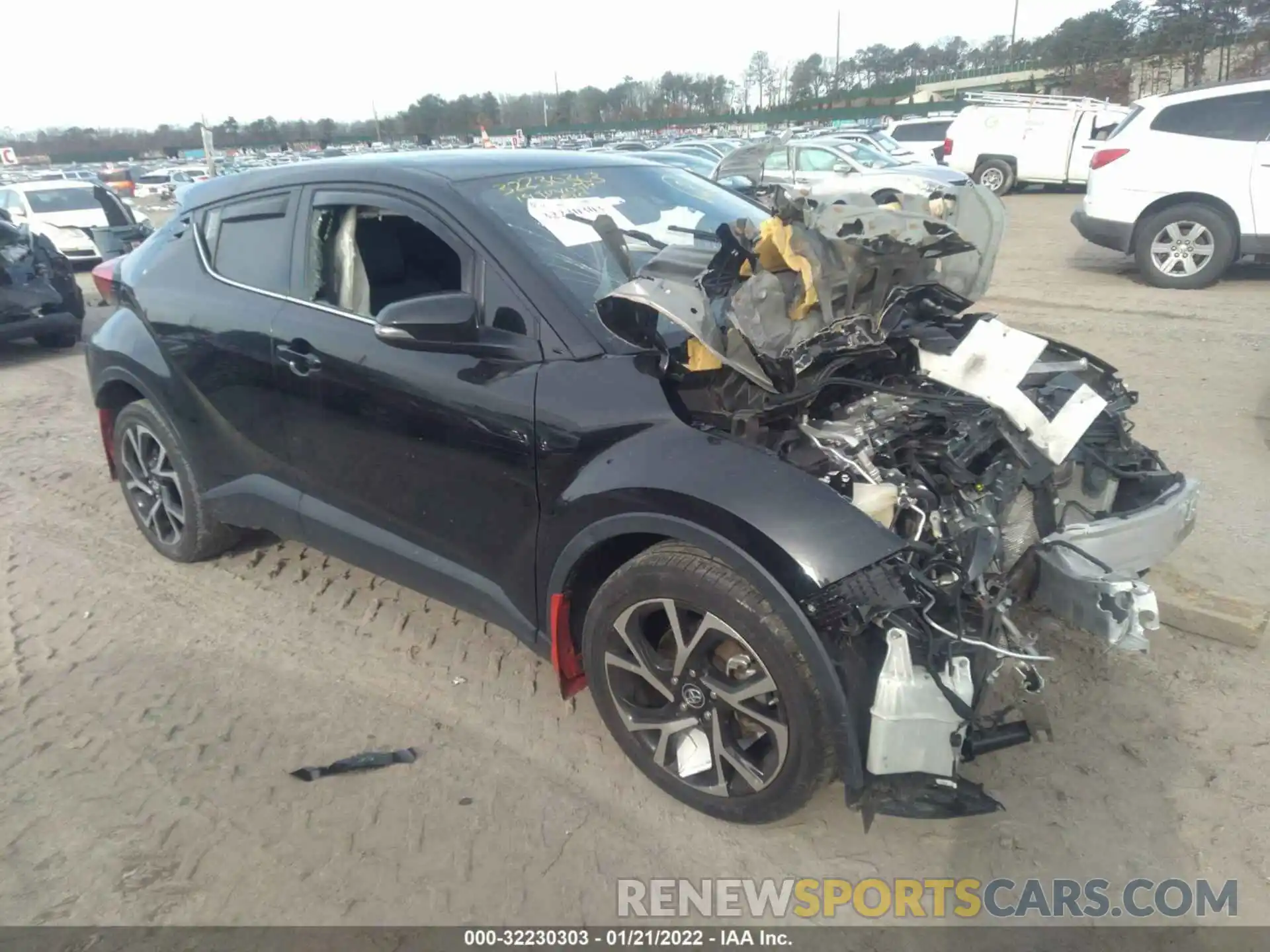 1 Photograph of a damaged car JTNKHMBX9K1016600 TOYOTA C-HR 2019