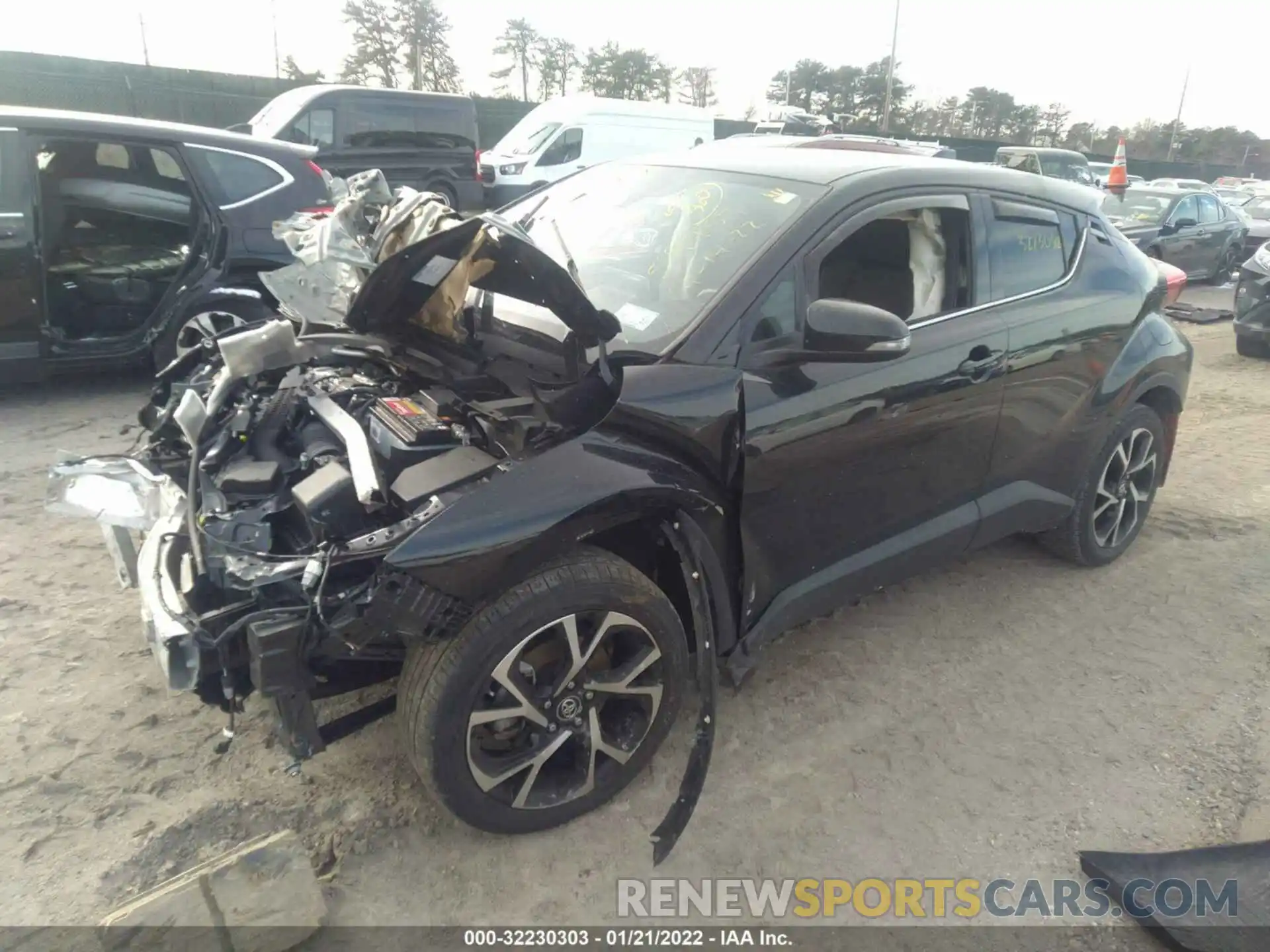 2 Photograph of a damaged car JTNKHMBX9K1016600 TOYOTA C-HR 2019