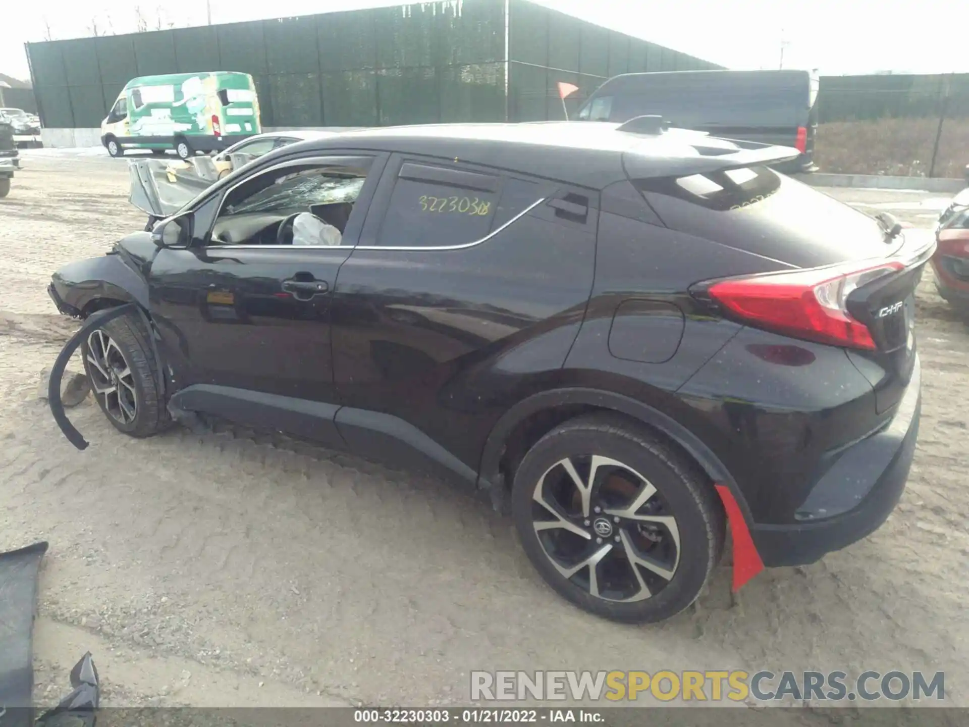 3 Photograph of a damaged car JTNKHMBX9K1016600 TOYOTA C-HR 2019