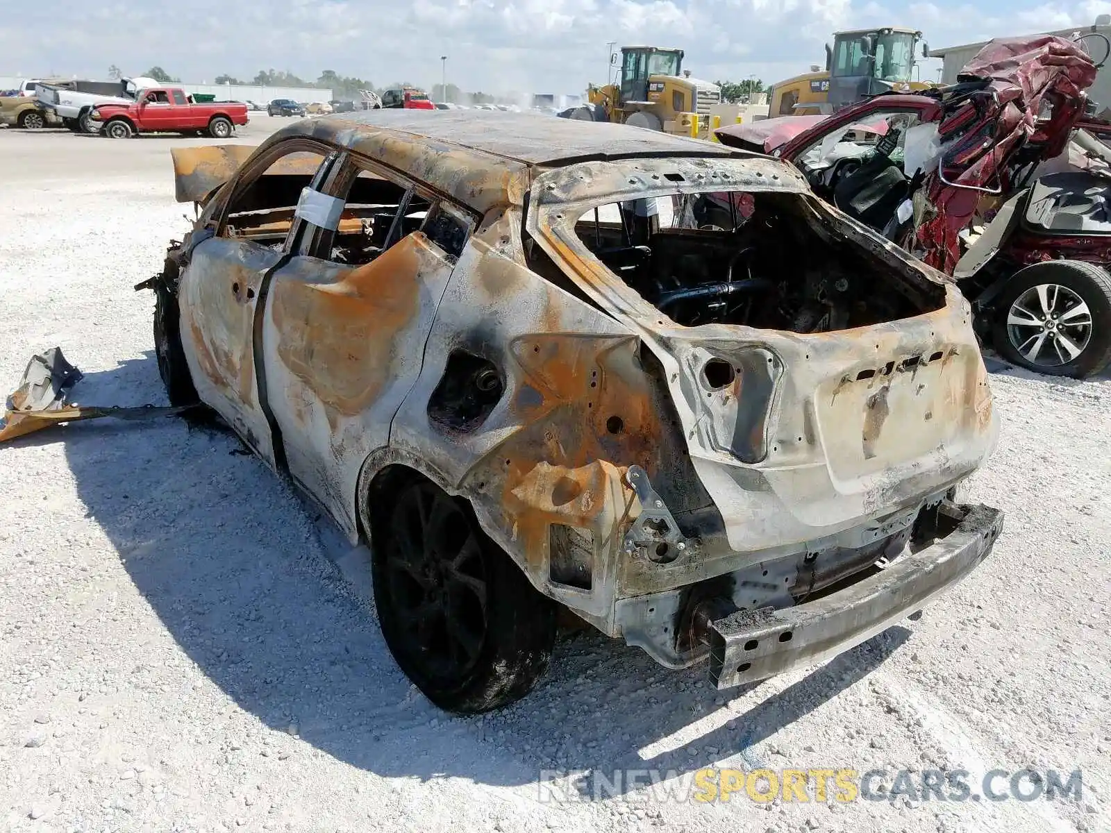 3 Photograph of a damaged car JTNKHMBX9K1017374 TOYOTA C-HR 2019