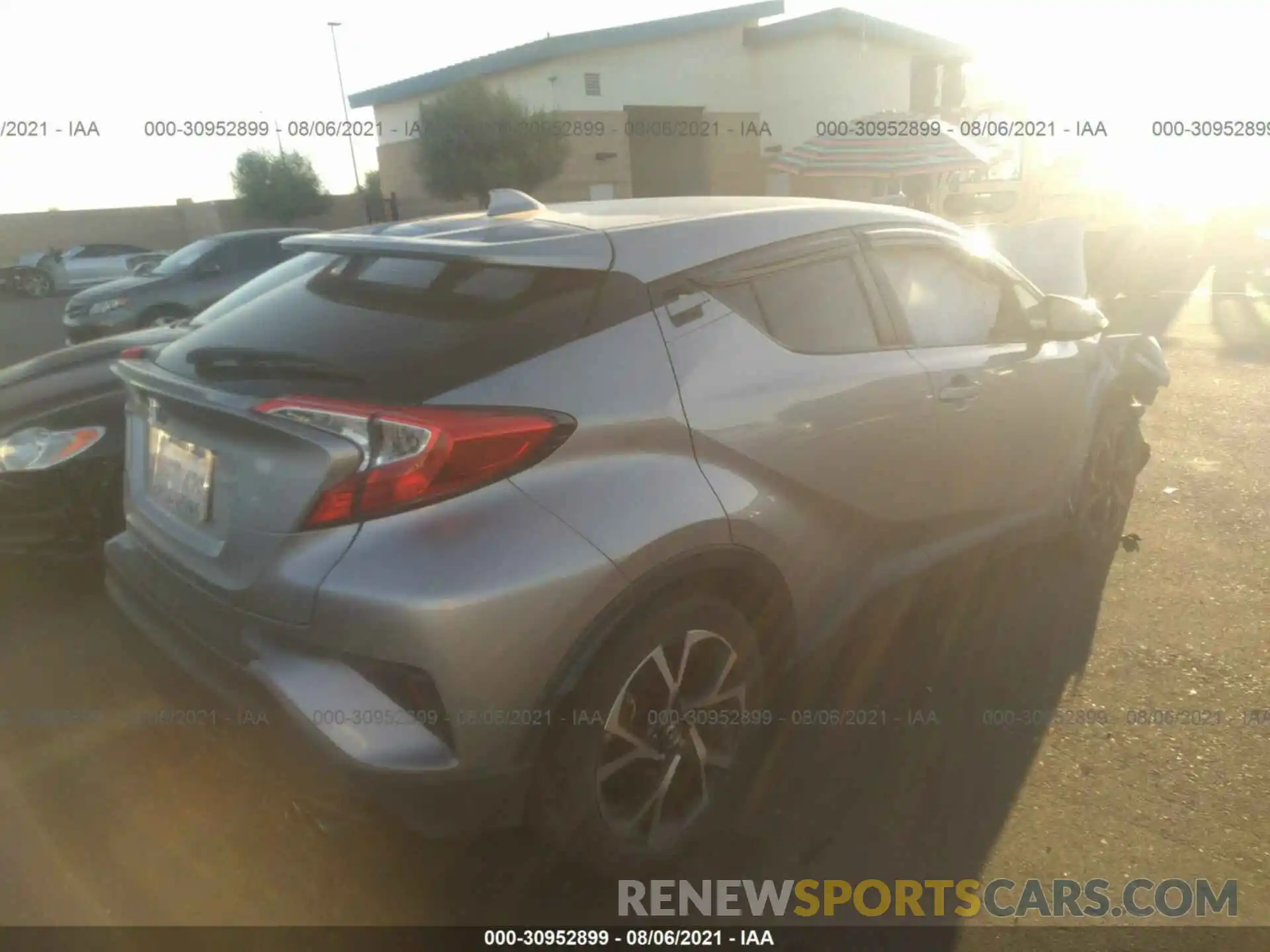 4 Photograph of a damaged car JTNKHMBX9K1018525 TOYOTA C-HR 2019