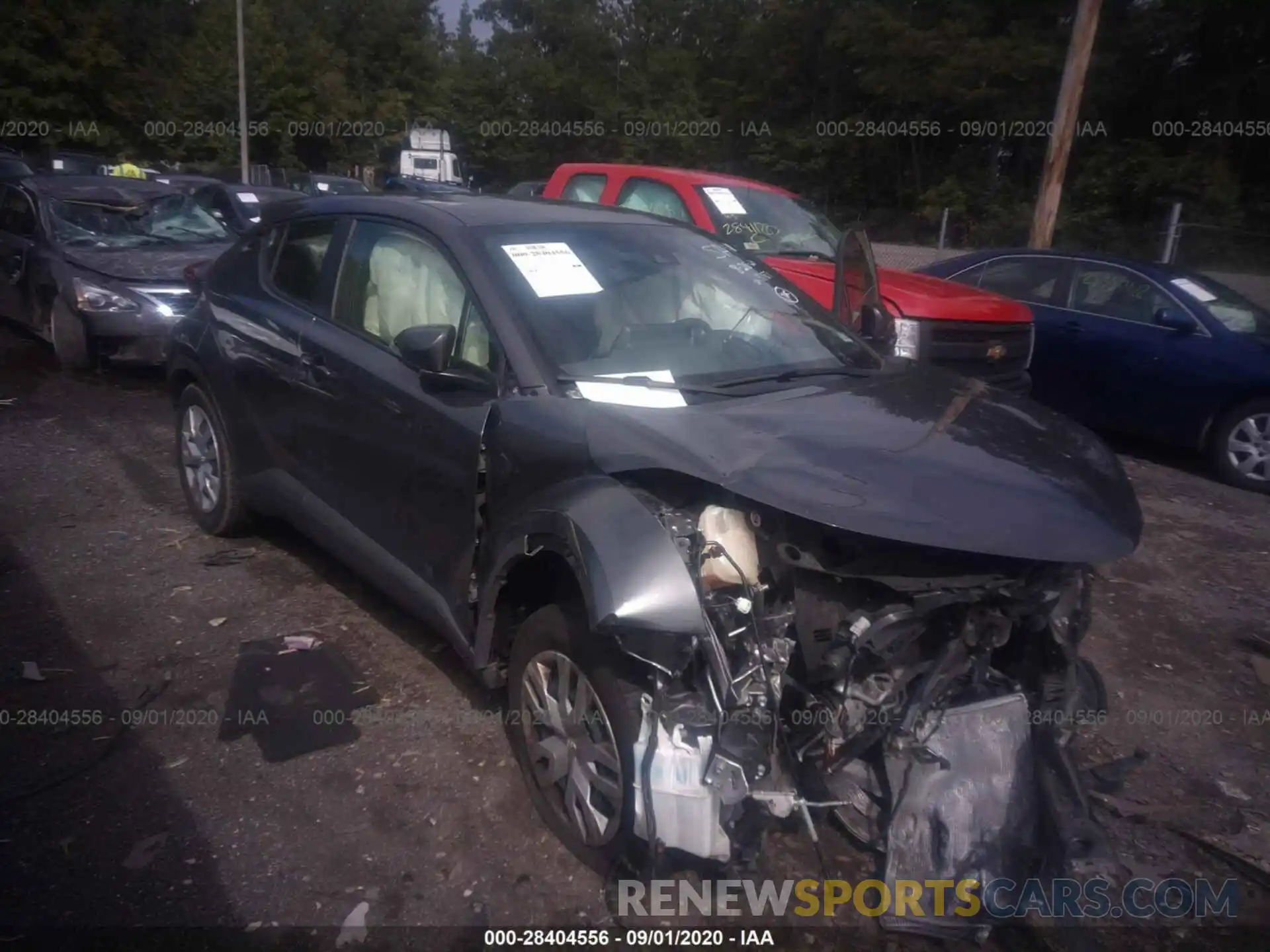 1 Photograph of a damaged car JTNKHMBX9K1019187 TOYOTA C-HR 2019