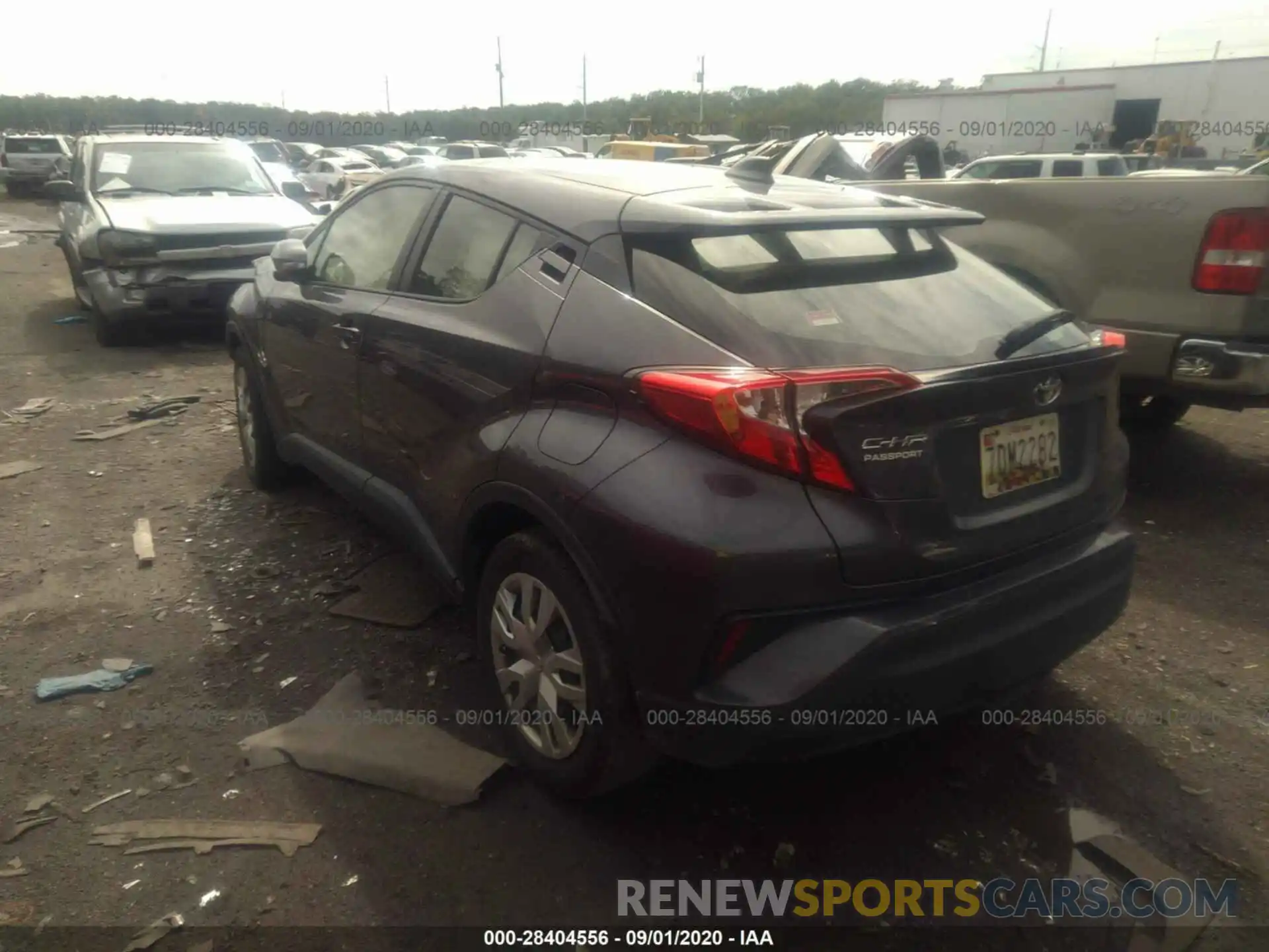 3 Photograph of a damaged car JTNKHMBX9K1019187 TOYOTA C-HR 2019