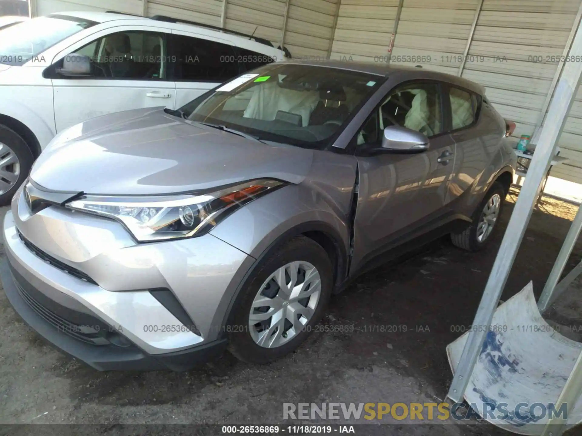 2 Photograph of a damaged car JTNKHMBX9K1019268 TOYOTA C-HR 2019