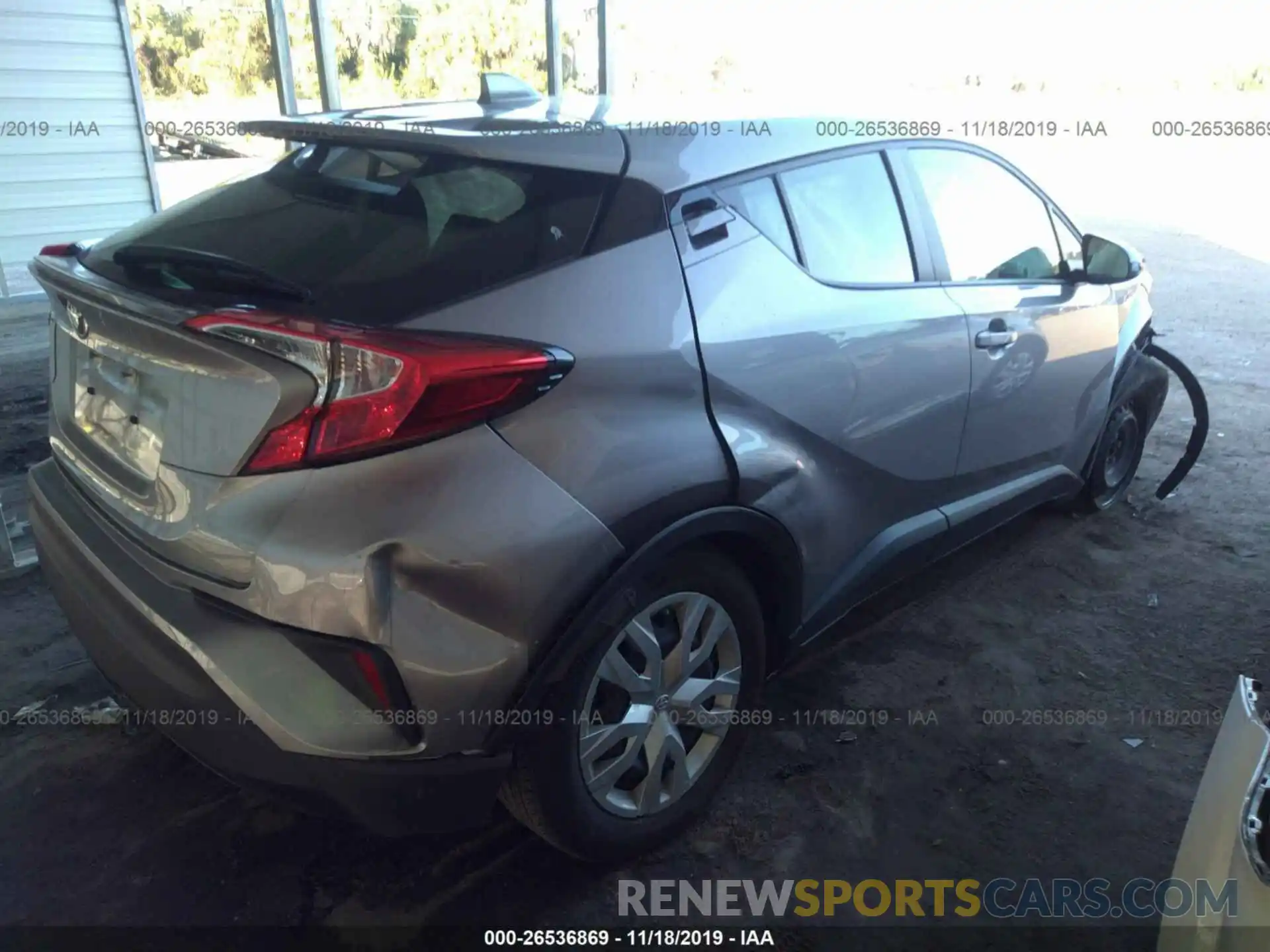 4 Photograph of a damaged car JTNKHMBX9K1019268 TOYOTA C-HR 2019