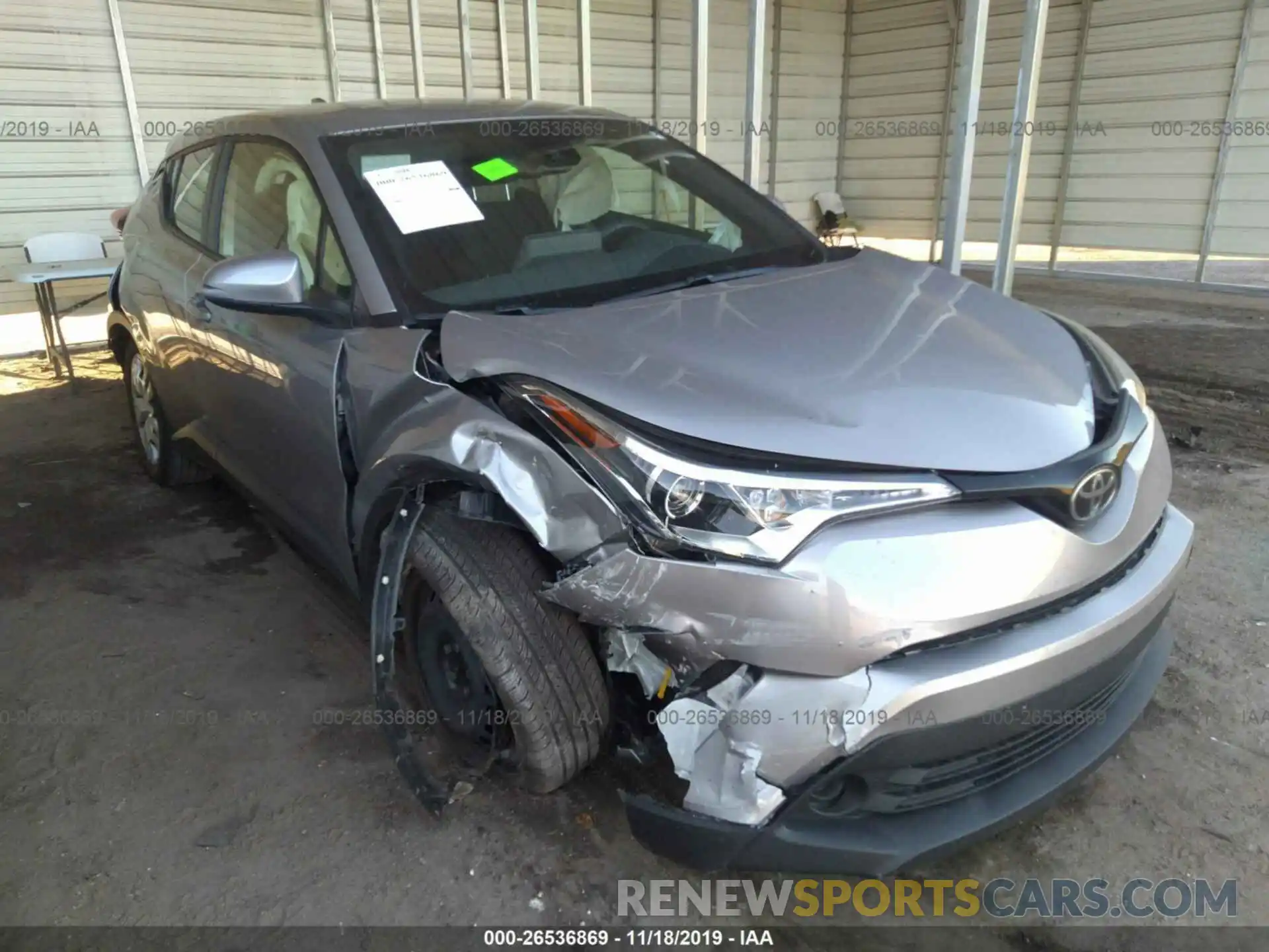 6 Photograph of a damaged car JTNKHMBX9K1019268 TOYOTA C-HR 2019