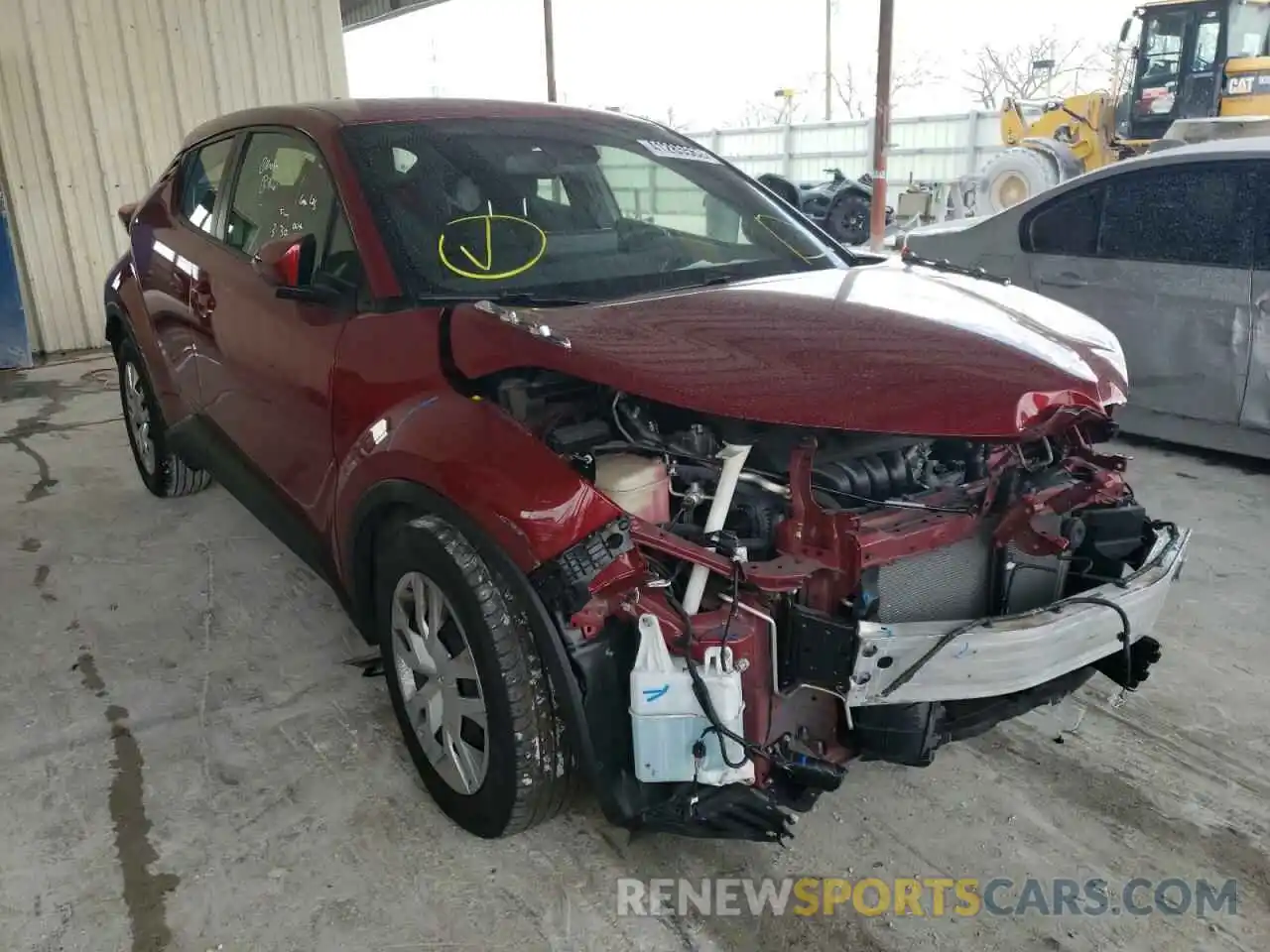 1 Photograph of a damaged car JTNKHMBX9K1019514 TOYOTA C-HR 2019