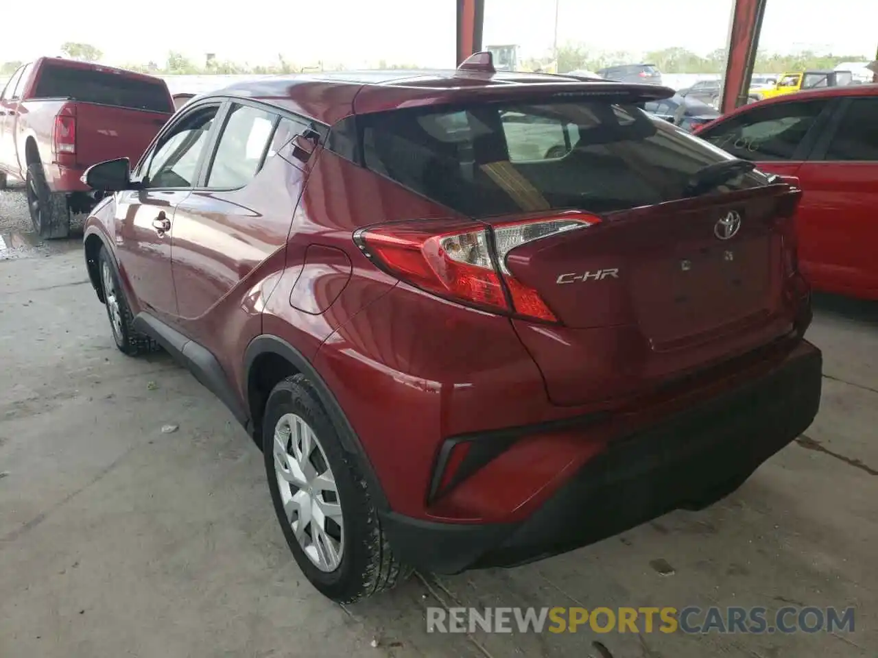 3 Photograph of a damaged car JTNKHMBX9K1019514 TOYOTA C-HR 2019