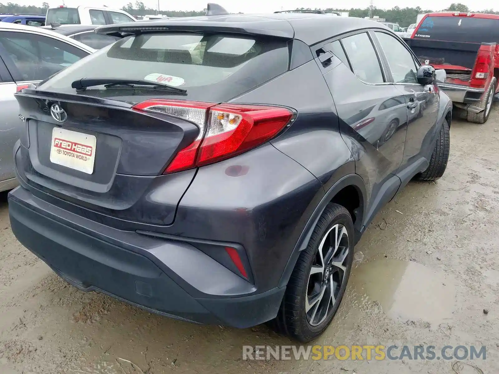 4 Photograph of a damaged car JTNKHMBX9K1019948 TOYOTA C-HR 2019