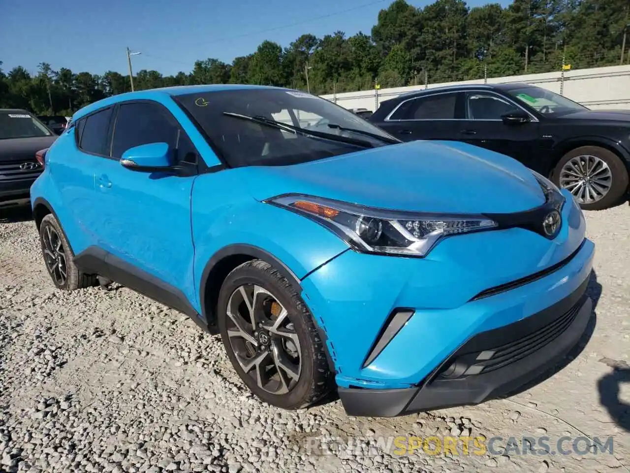 1 Photograph of a damaged car JTNKHMBX9K1020114 TOYOTA C-HR 2019