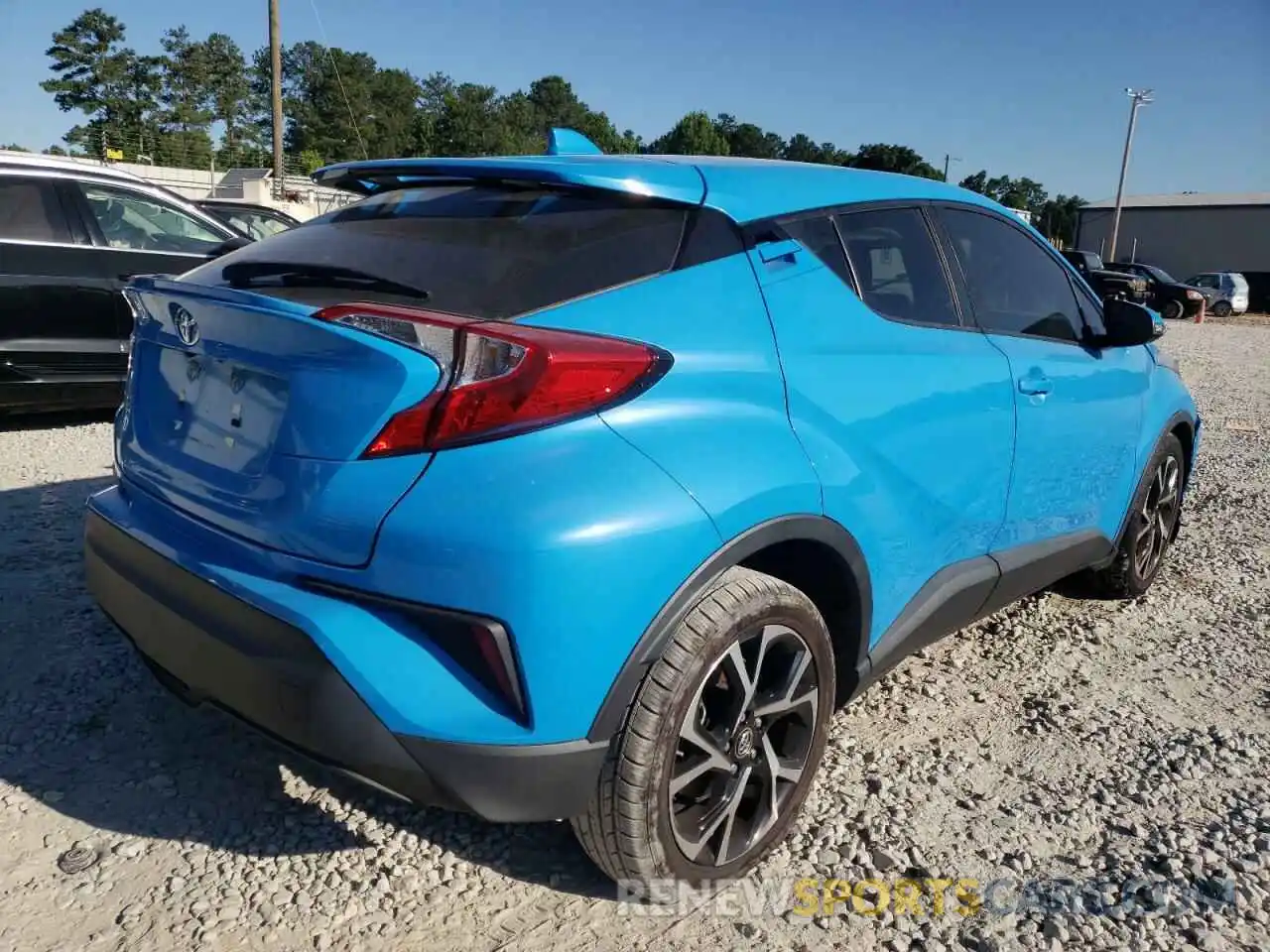 4 Фотография поврежденного автомобиля JTNKHMBX9K1020114 TOYOTA C-HR 2019