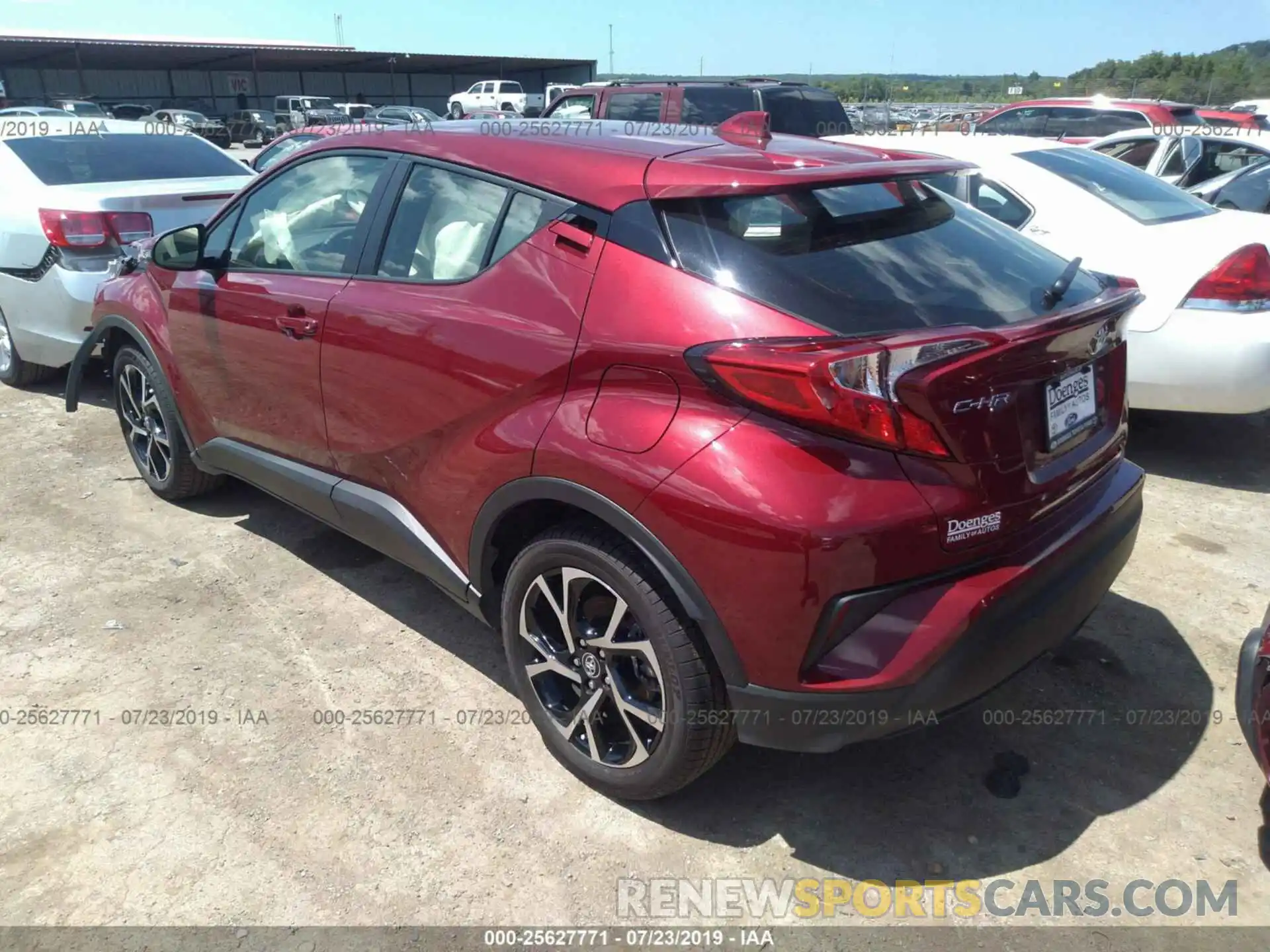 3 Photograph of a damaged car JTNKHMBX9K1020212 TOYOTA C-HR 2019