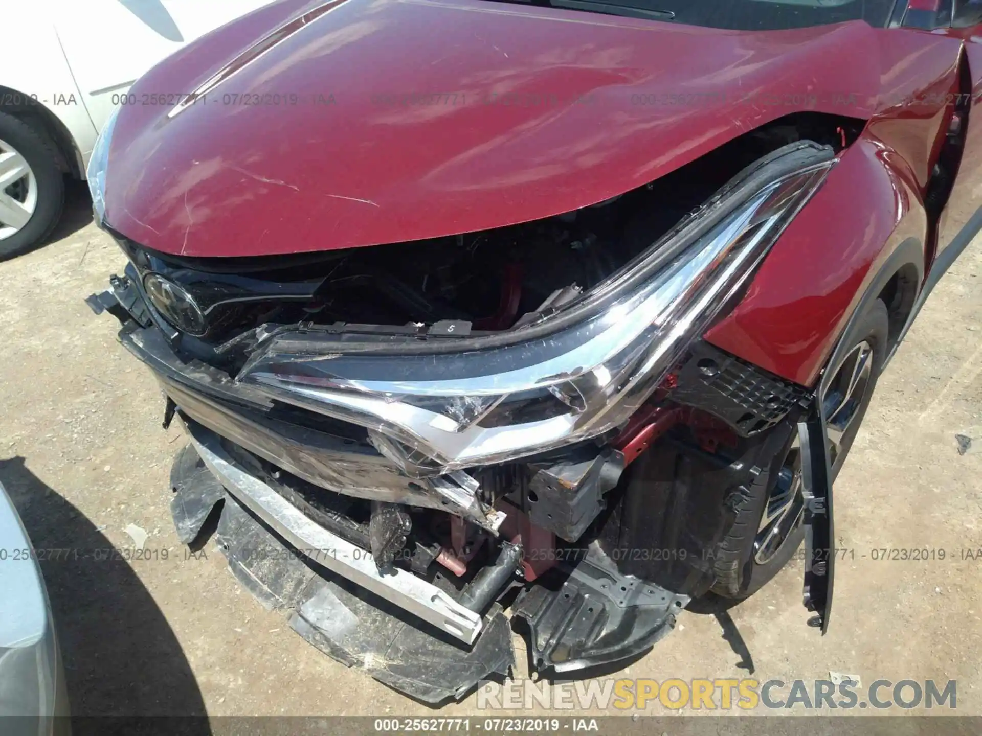 6 Photograph of a damaged car JTNKHMBX9K1020212 TOYOTA C-HR 2019