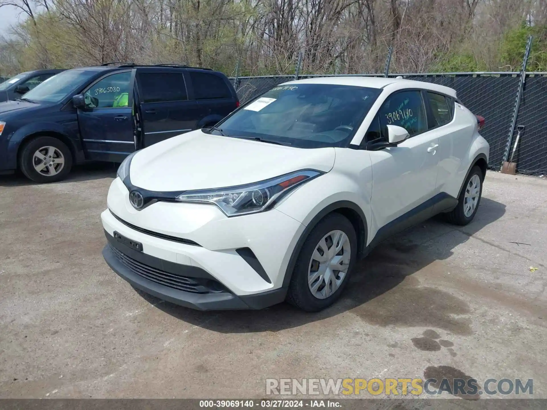 2 Photograph of a damaged car JTNKHMBX9K1020307 TOYOTA C-HR 2019