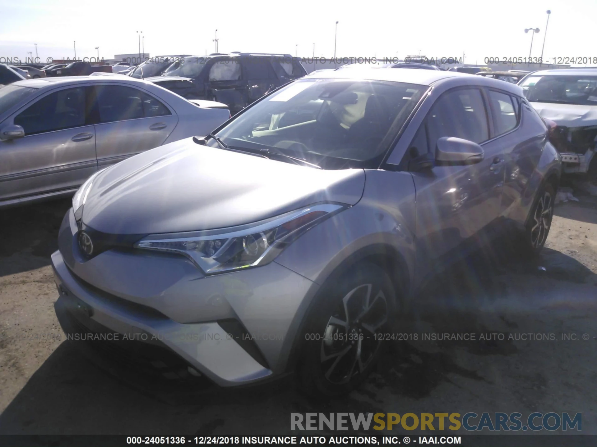 2 Photograph of a damaged car JTNKHMBX9K1020744 TOYOTA C-HR 2019