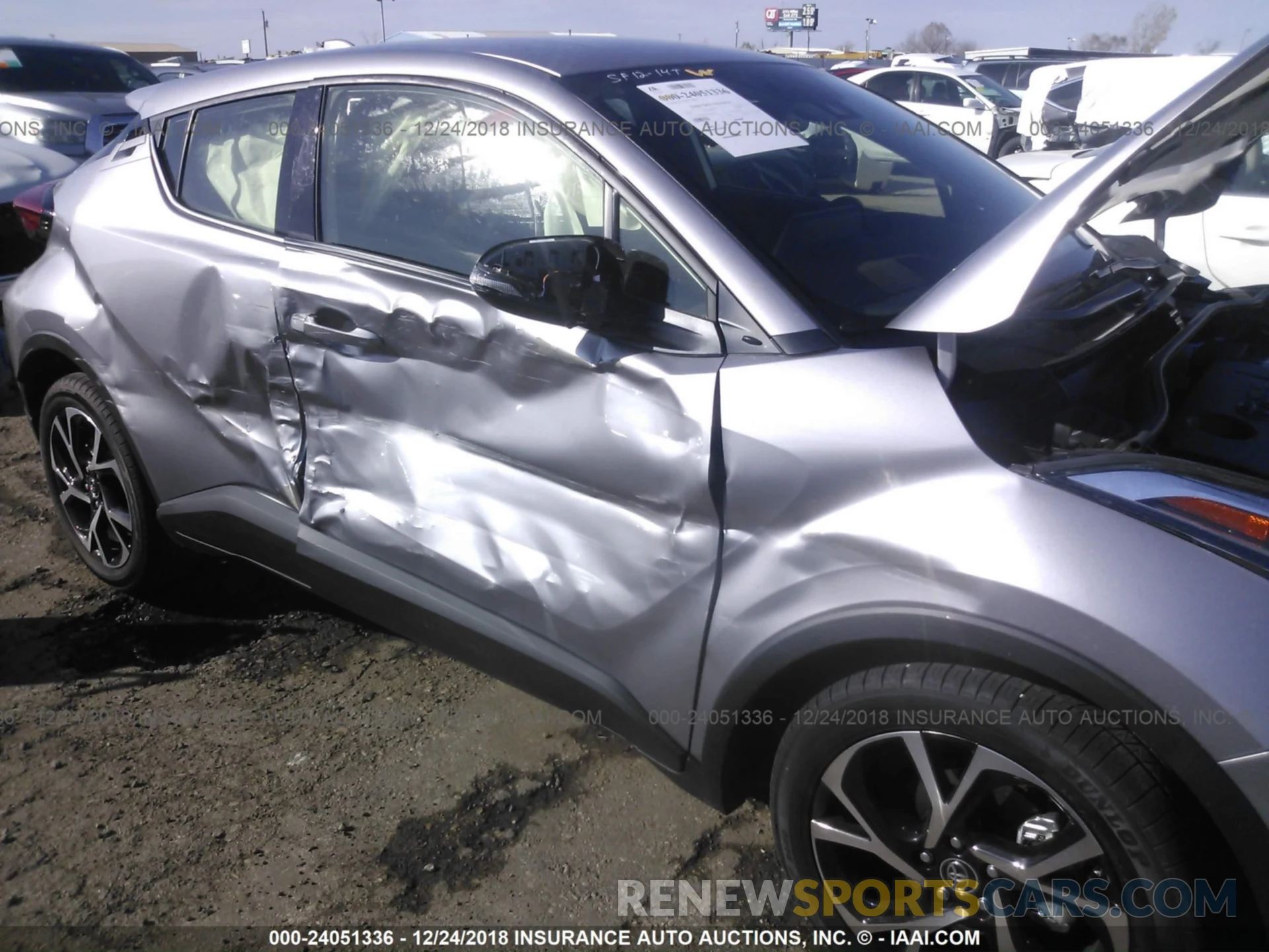 6 Photograph of a damaged car JTNKHMBX9K1020744 TOYOTA C-HR 2019