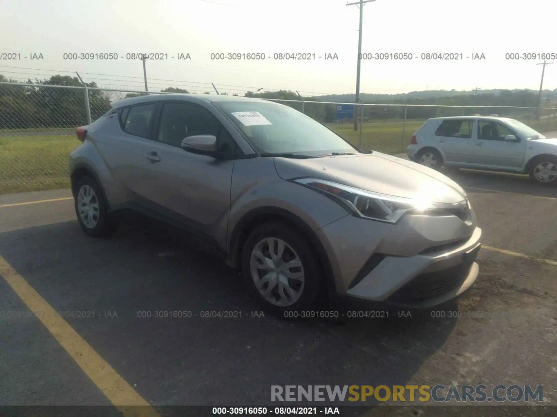 1 Photograph of a damaged car JTNKHMBX9K1022302 TOYOTA C-HR 2019