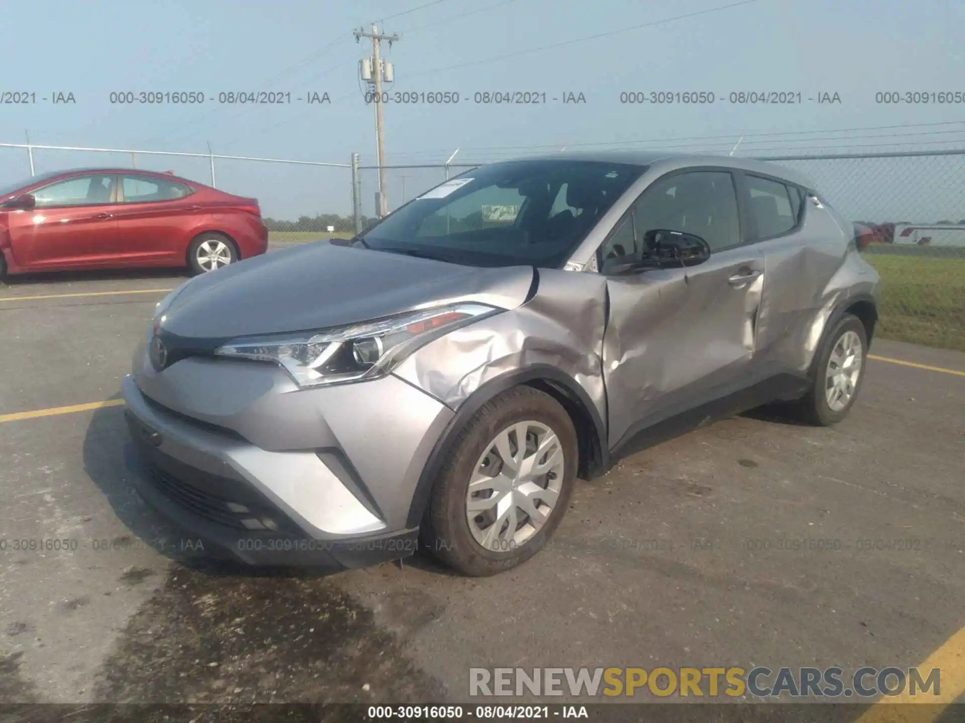 2 Photograph of a damaged car JTNKHMBX9K1022302 TOYOTA C-HR 2019