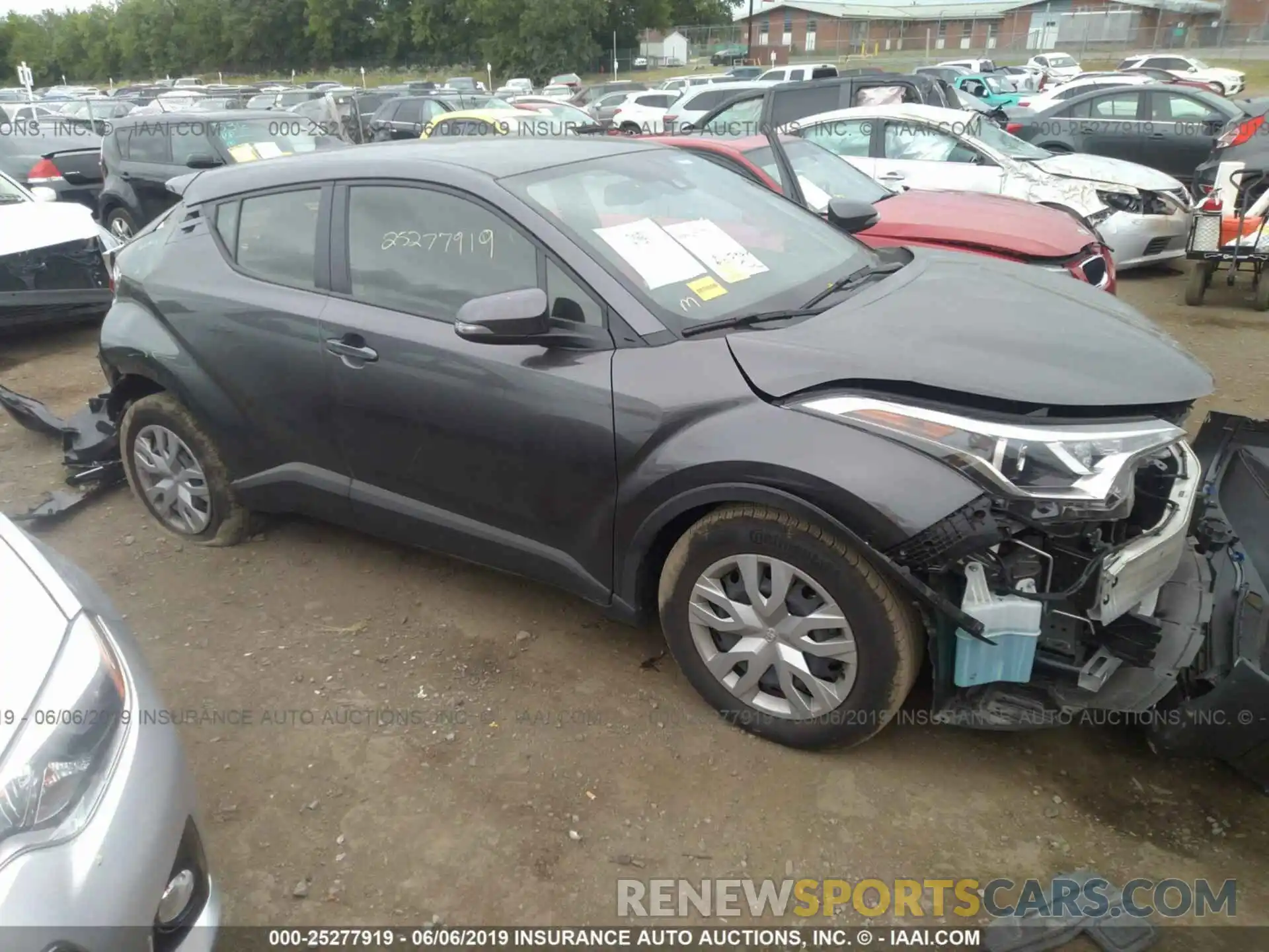 1 Photograph of a damaged car JTNKHMBX9K1022722 TOYOTA C-HR 2019