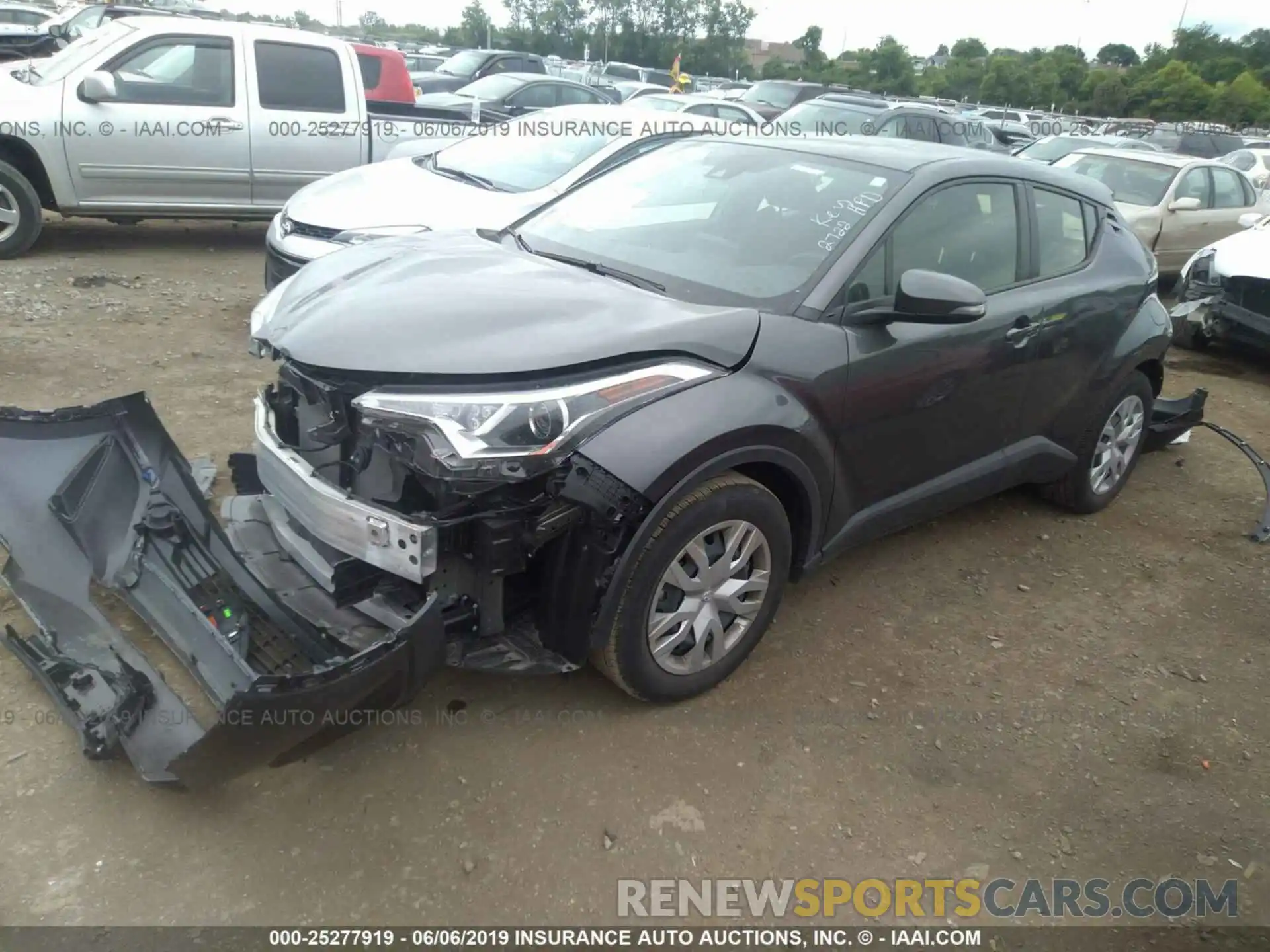 2 Photograph of a damaged car JTNKHMBX9K1022722 TOYOTA C-HR 2019