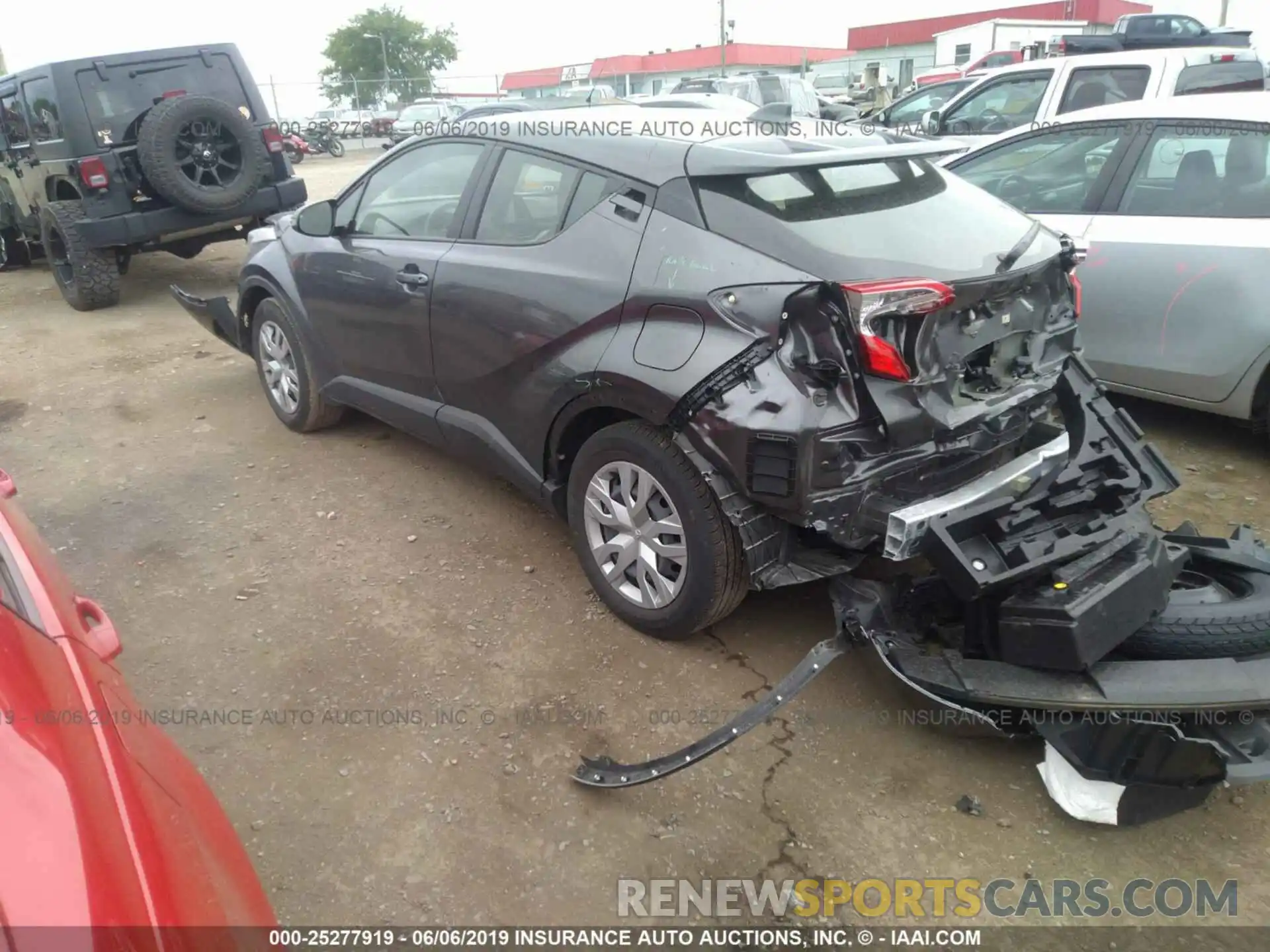 3 Photograph of a damaged car JTNKHMBX9K1022722 TOYOTA C-HR 2019