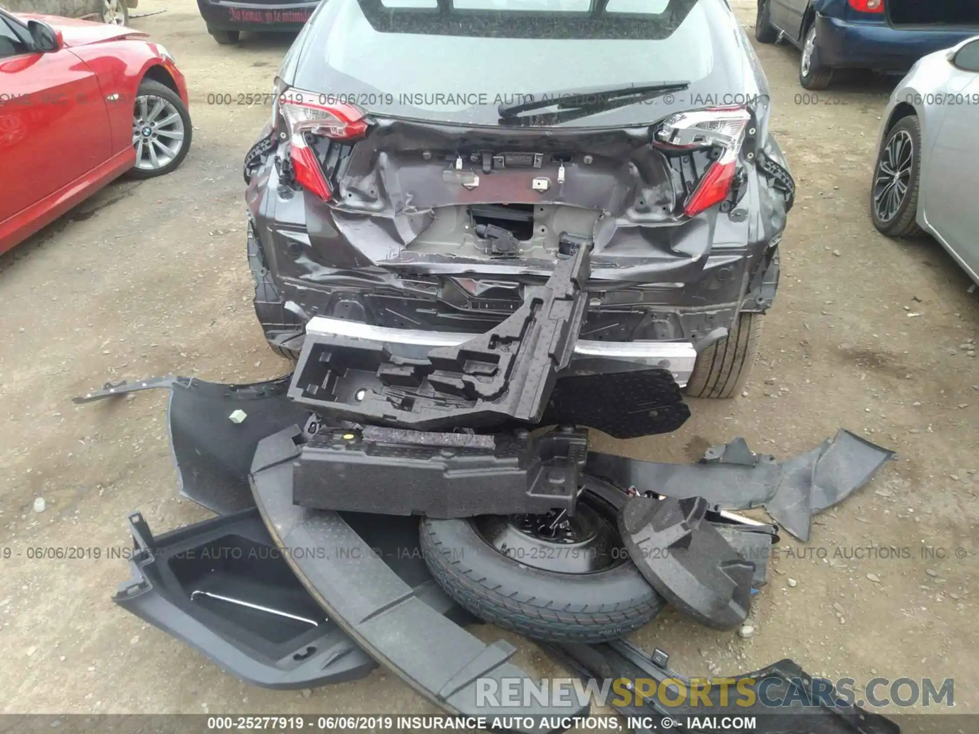 6 Photograph of a damaged car JTNKHMBX9K1022722 TOYOTA C-HR 2019