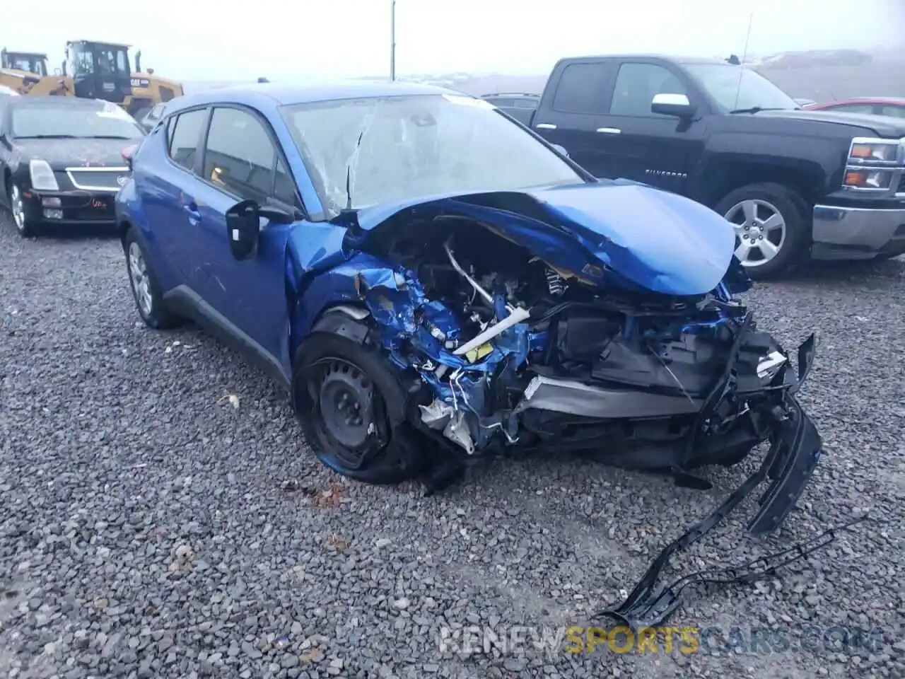 1 Photograph of a damaged car JTNKHMBX9K1023675 TOYOTA C-HR 2019