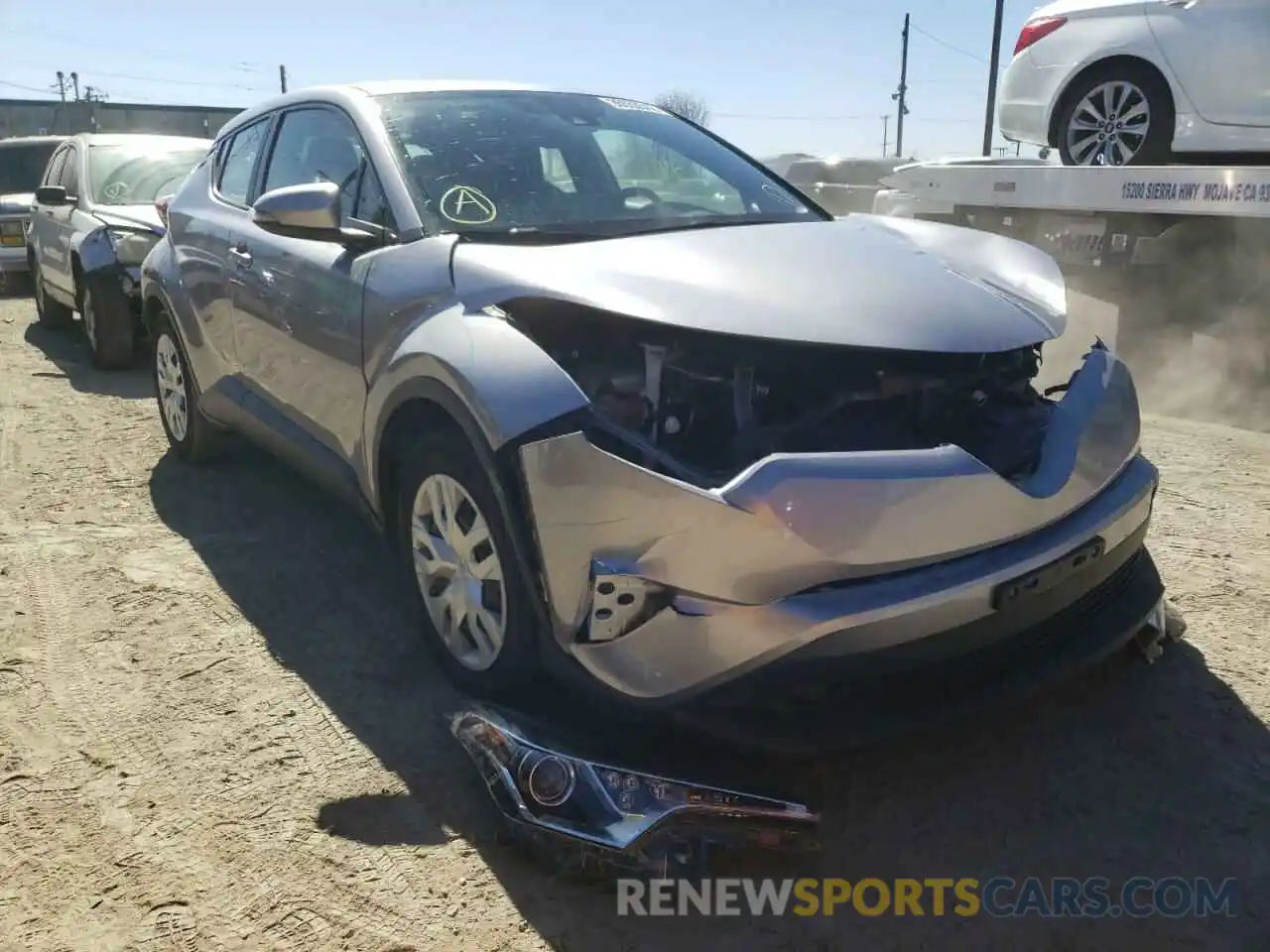 1 Photograph of a damaged car JTNKHMBX9K1024163 TOYOTA C-HR 2019