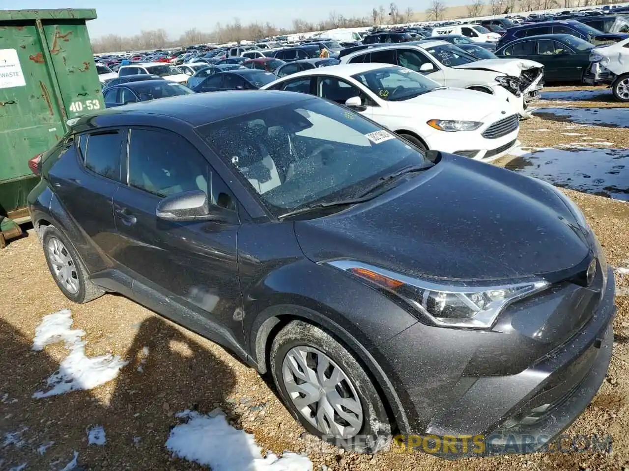 4 Фотография поврежденного автомобиля JTNKHMBX9K1024468 TOYOTA C-HR 2019