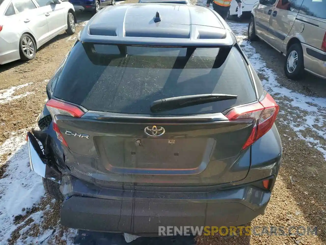 6 Photograph of a damaged car JTNKHMBX9K1024468 TOYOTA C-HR 2019